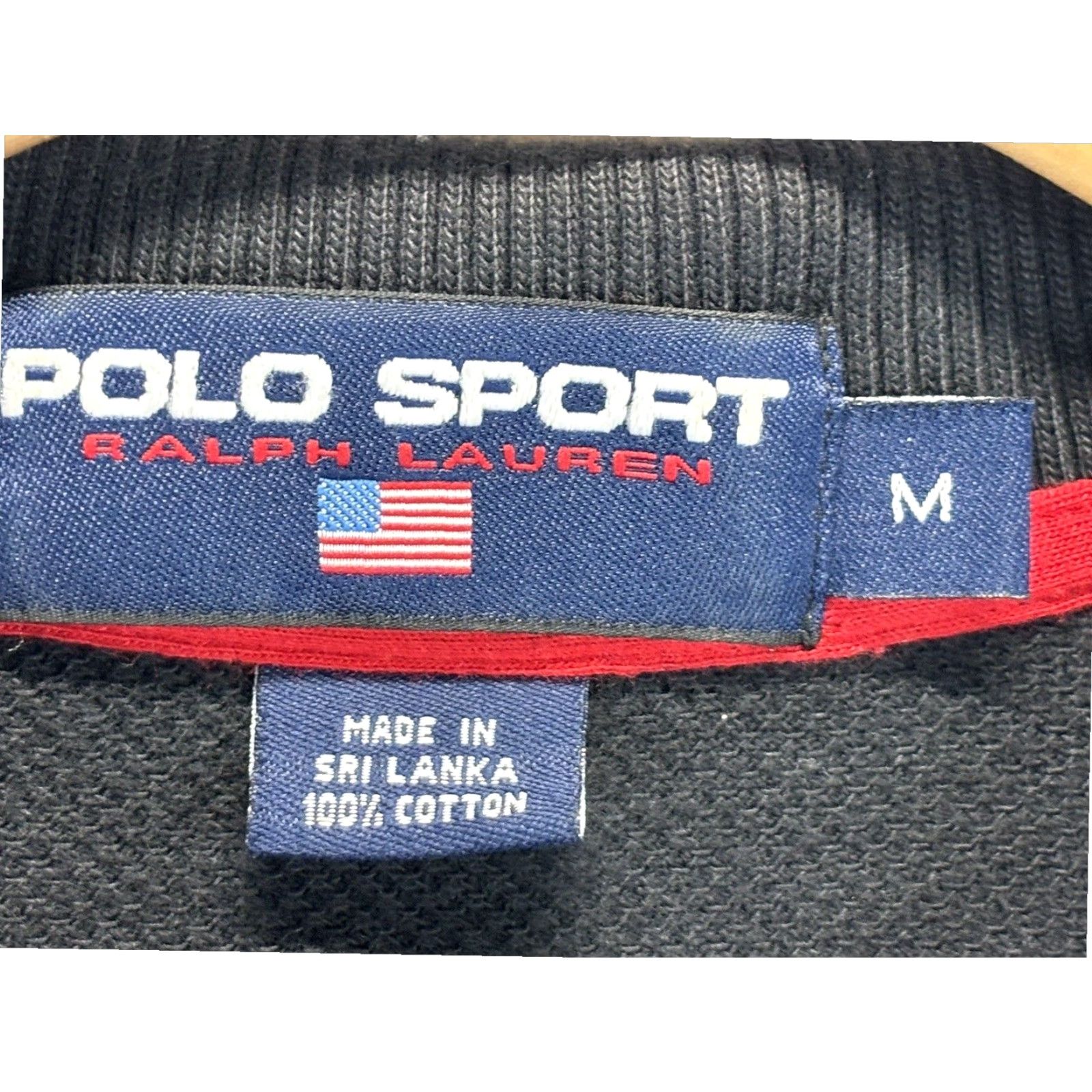 Ralph Lauren VINTAGE Polo Jeans Co Ralph Lauren Knit Polo Shirt Medium Black Short Sleeve 90s Mens Size US M / EU 48-50 / 2 - 5 Thumbnail