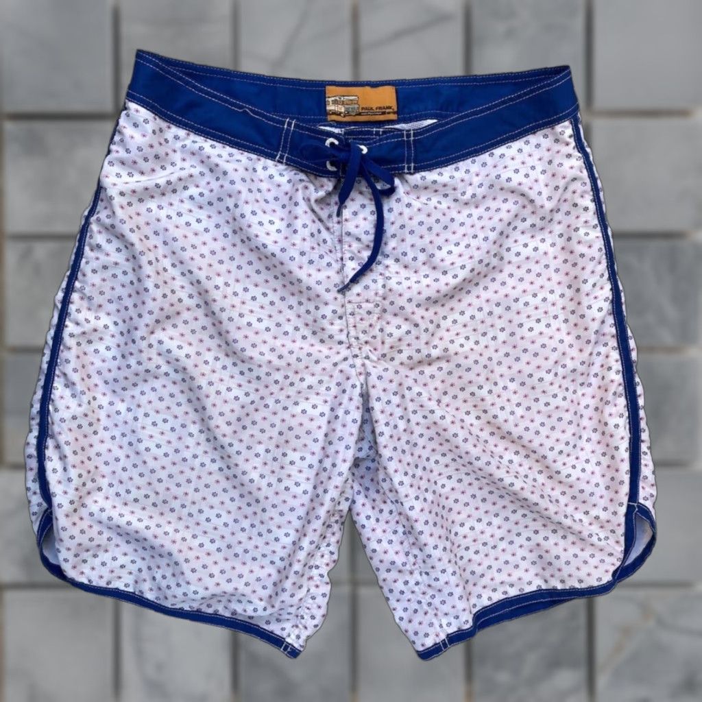 Paul Frank Men's Paul Frank Board Shorts Multicolor Floral 34 Swim Surf Beach Designer City Size US 34 / EU 50 - 1 Thumbnail