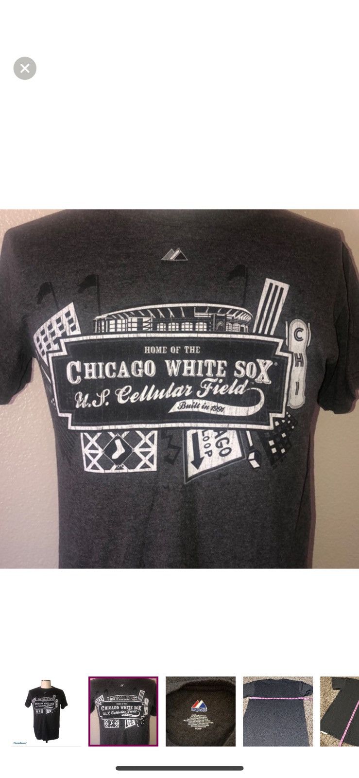 Majestic Majestic small Chicago white Sox baseball T shirt Size US S / EU 44-46 / 1 - 2 Thumbnail