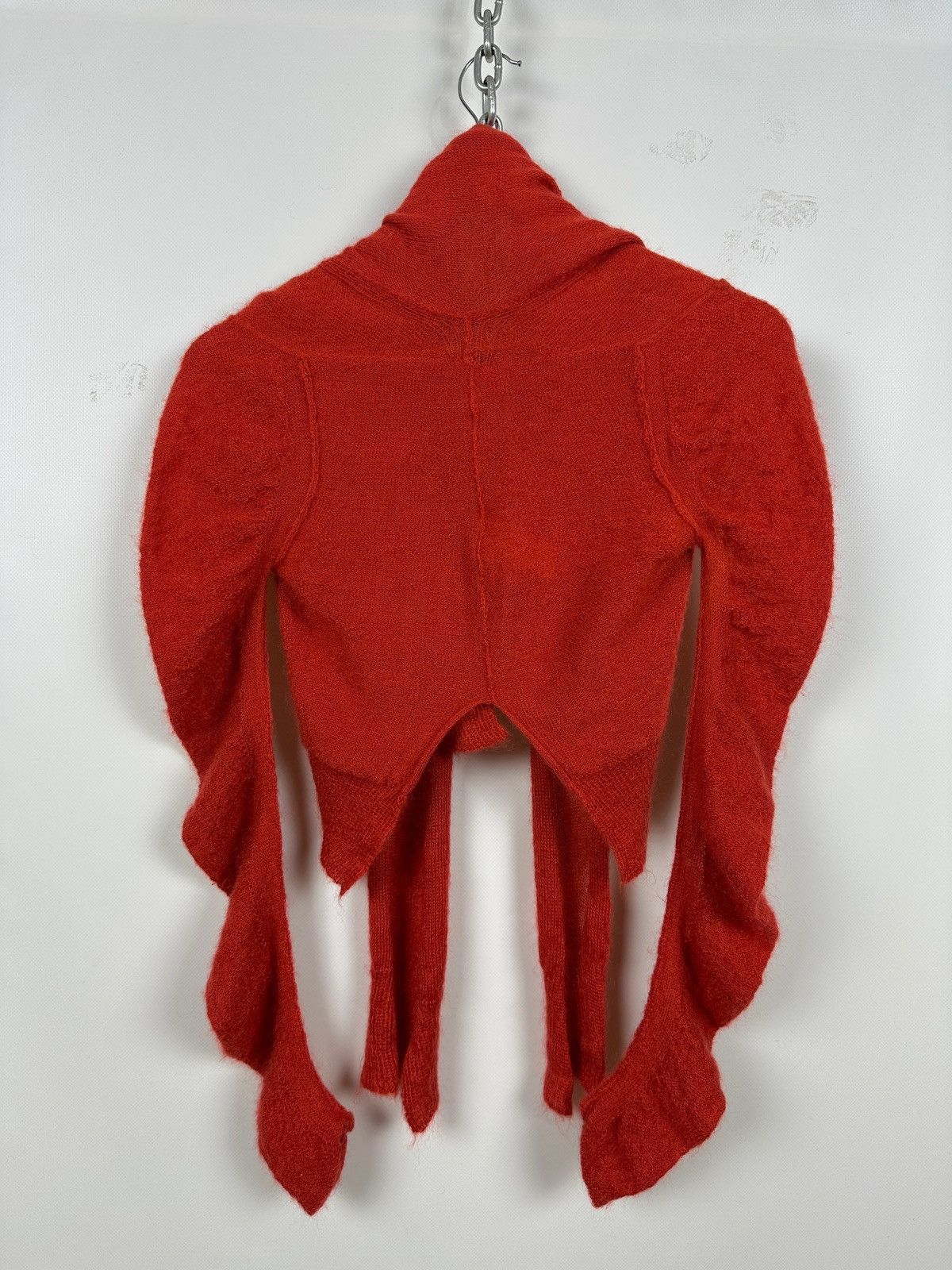 Marithe + Francois Girbaud Vintage Marithe Francois Girbaud Mohair Knit Scarf Sweater Size S / US 4 / IT 40 - 5 Thumbnail