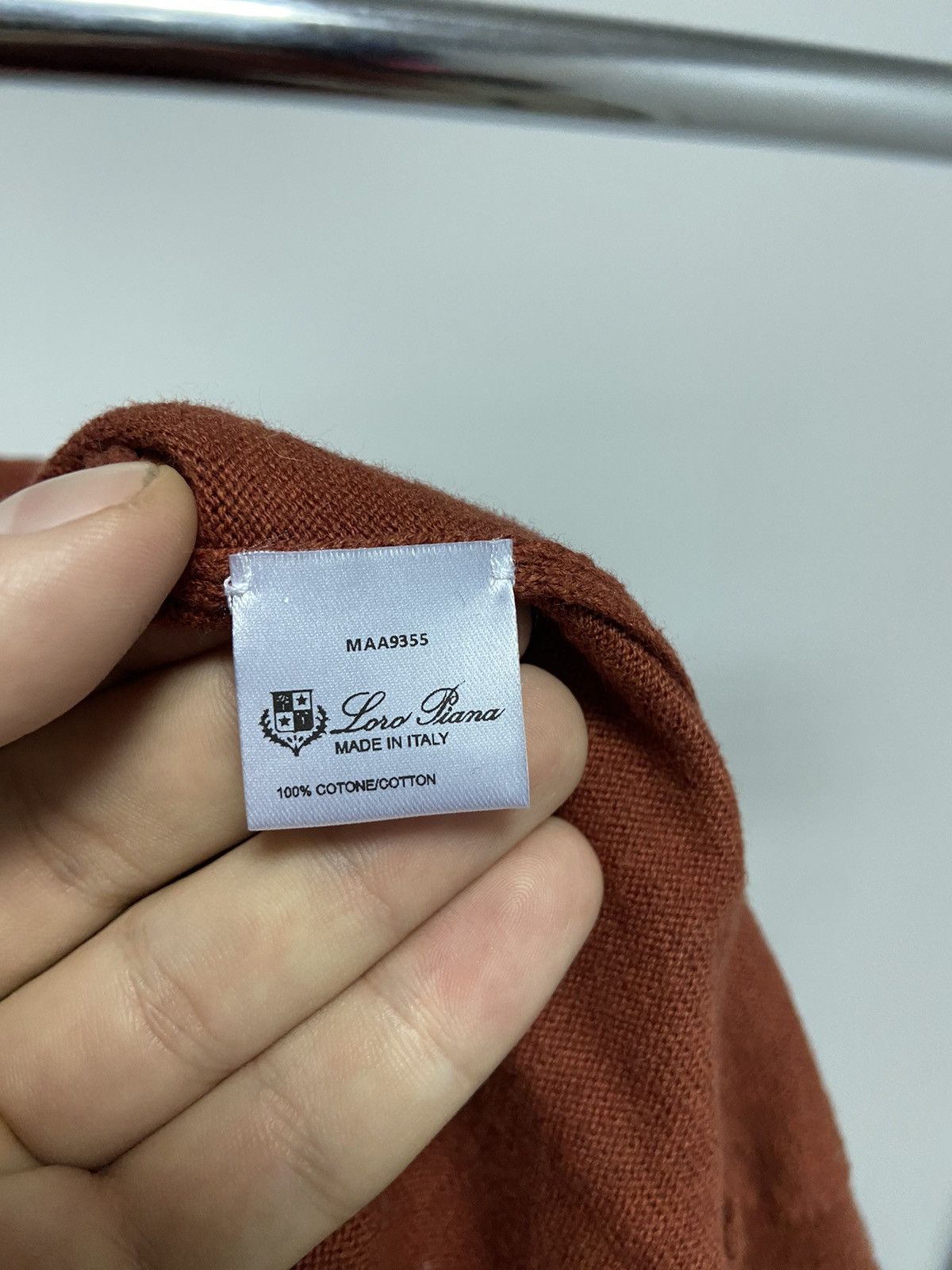 Loro Piana × Vintage Loro piana sweater knitted vintage cotton luxury Size US L / EU 52-54 / 3 - 7 Thumbnail