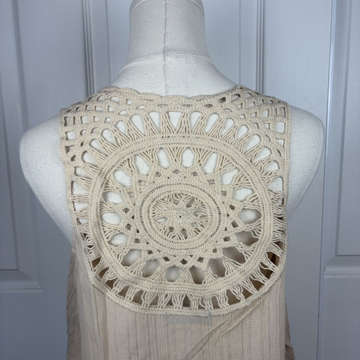 Other Tan crochet chicme tank top Size S / US 4 / IT 40 - 1 Thumbnail