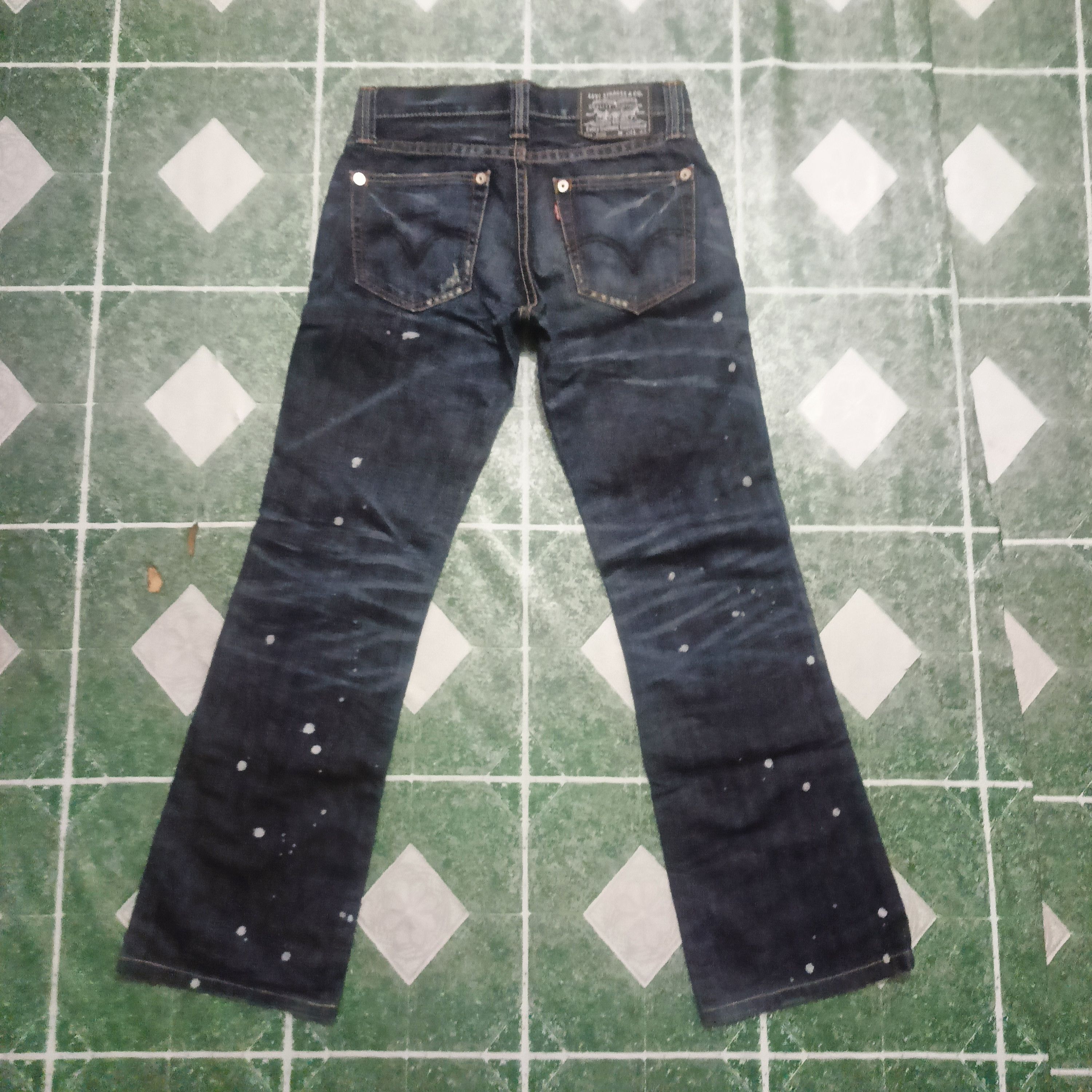 Levi's 💥Insane 90s Levis 708 Distressed Paint Splatter Bootcut Size US 28 / EU 44 - 12 Thumbnail