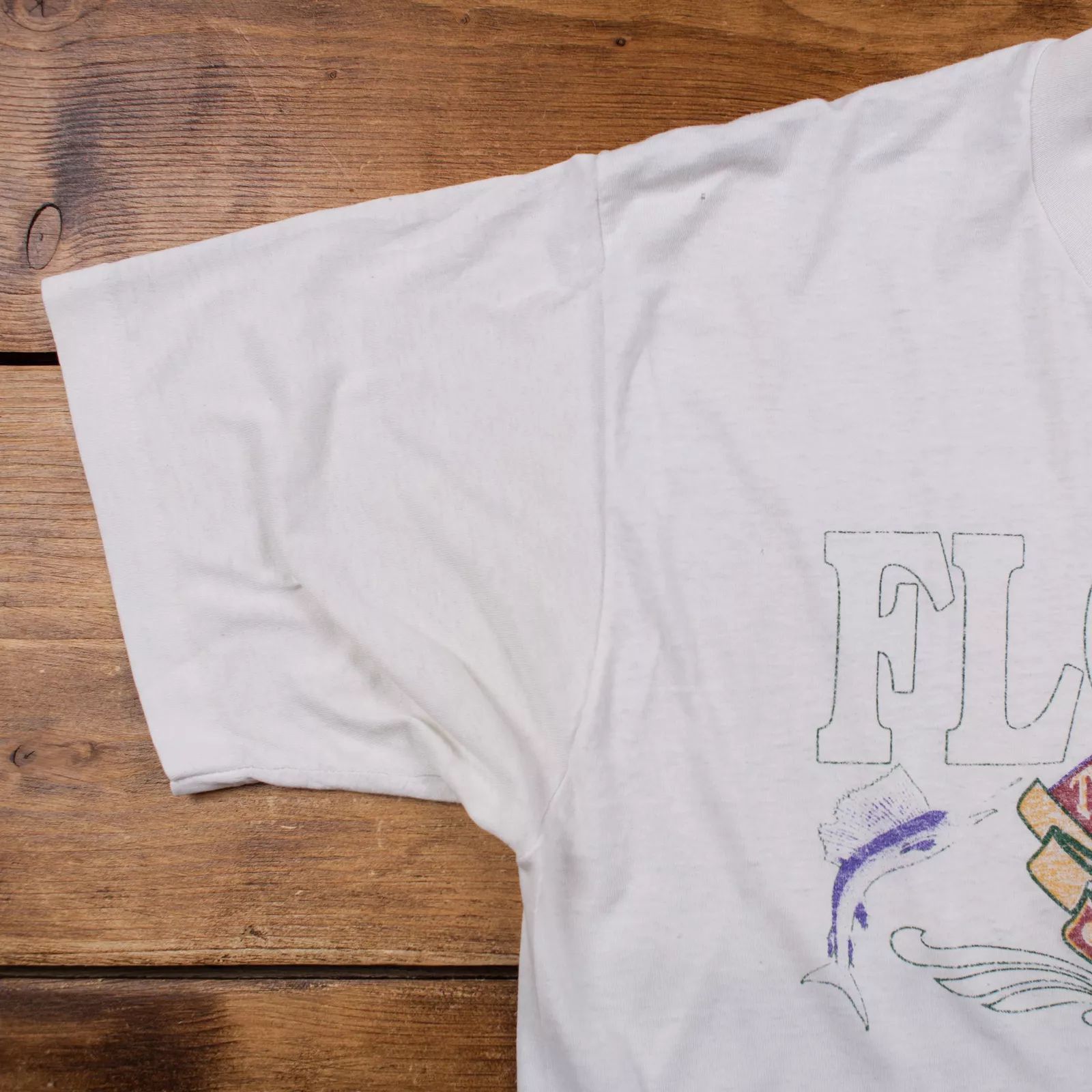 Fruit Of The Loom Vintage Fruit of the Loom Single Stitch T Shirt Graphic Size US XL / EU 56 / 4 - 6 Thumbnail