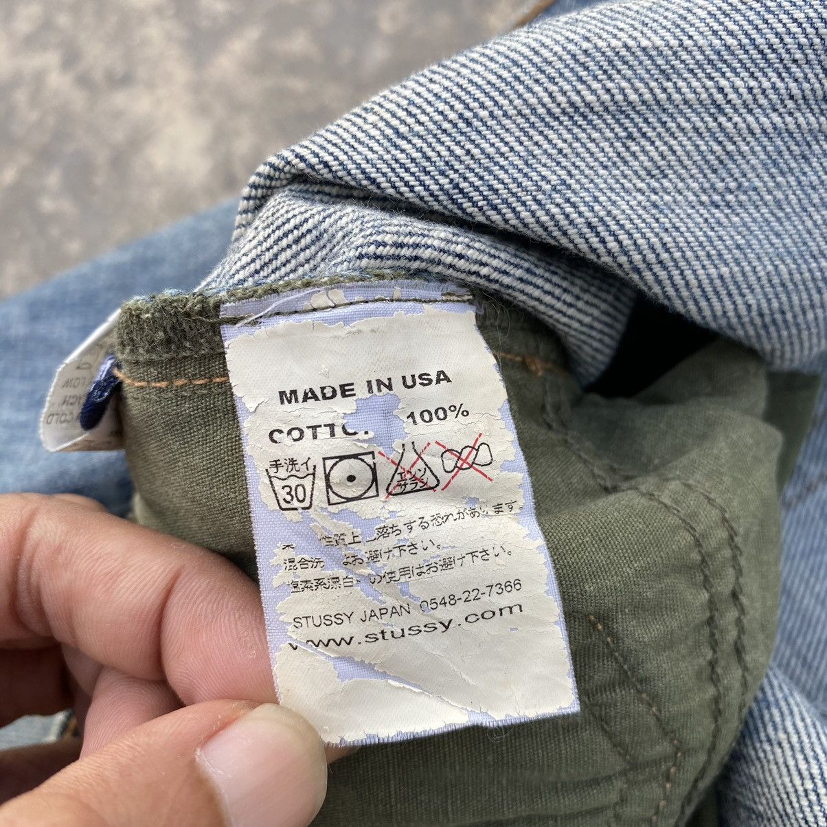 Stussy × Vintage Vintage Stussy-dm baggy jeans Size US 36 / EU 52 - 7 Thumbnail