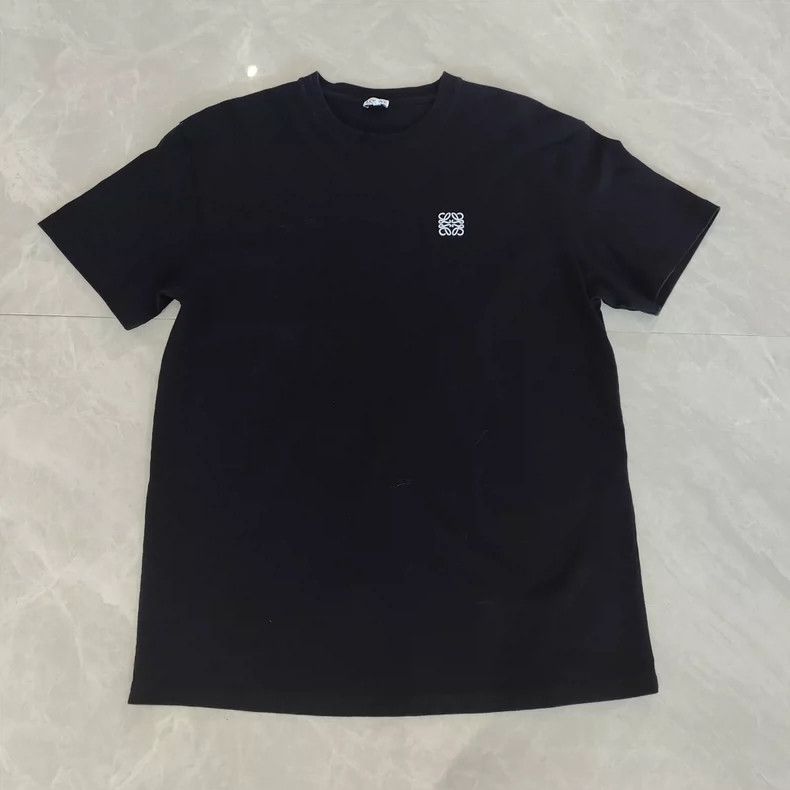 Loewe Loewe Embroidery design of black round neck and short slee Size M / US 6-8 / IT 42-44 - 1 Thumbnail