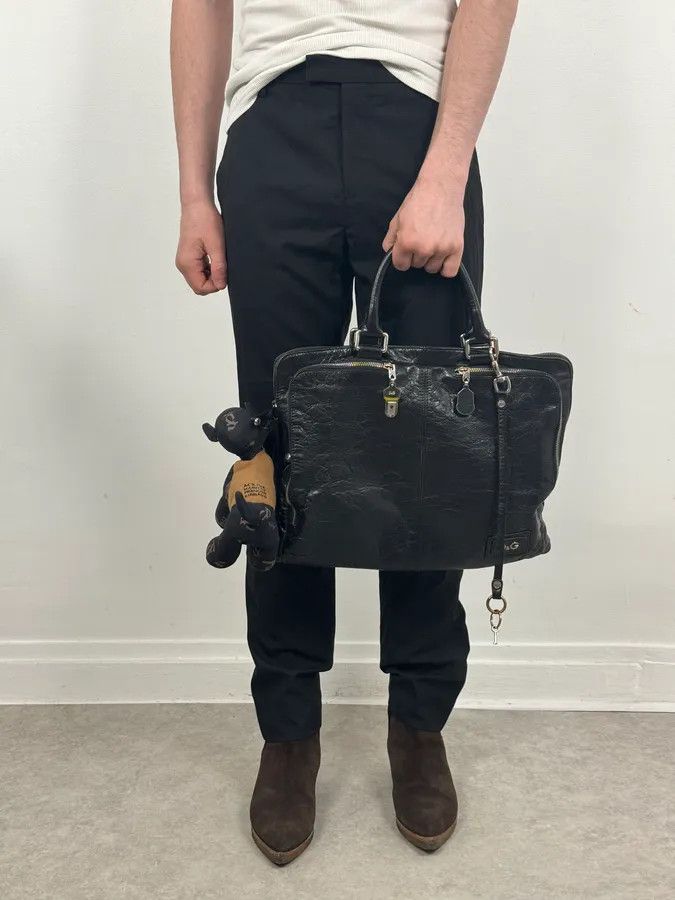 Marithe + Francois Girbaud 2000s Marithé + François Girbaud Black Signature Collector Dog Size ONE SIZE - 3 Thumbnail