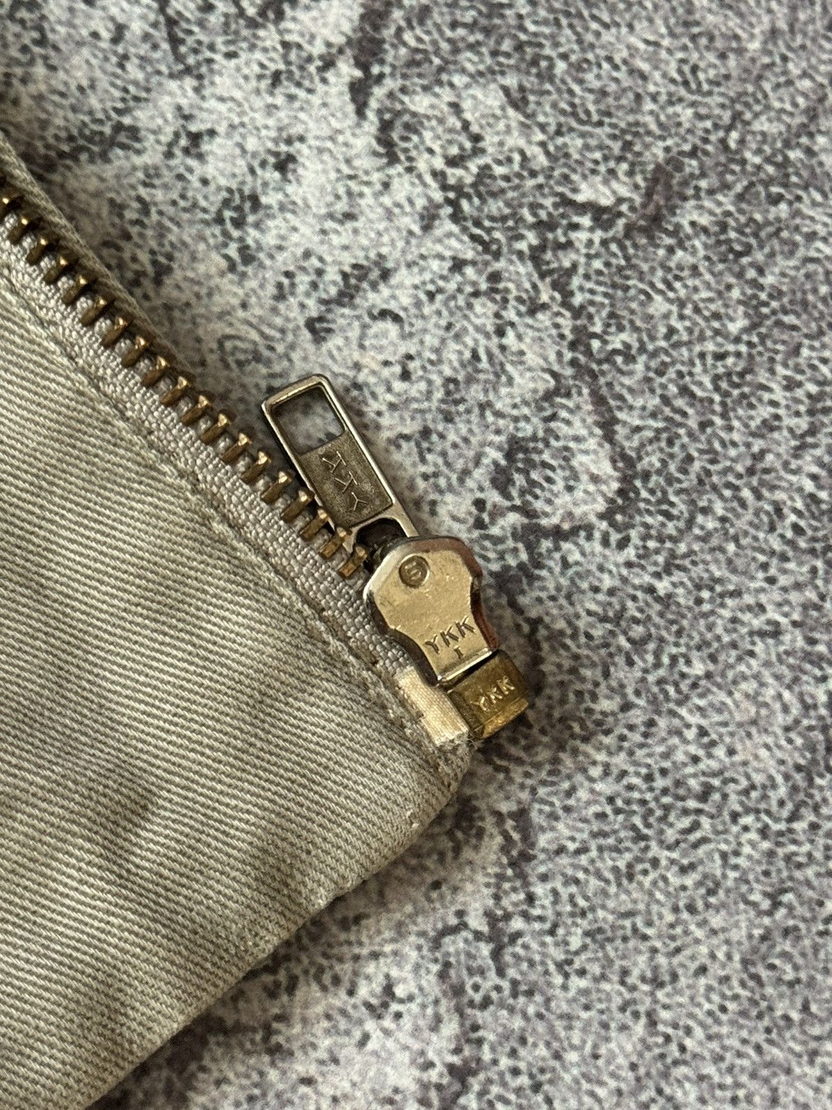 Polo Ralph Lauren × Vintage Polo Ralph Lauren XL 90s zip jacket bomber beige long sleeve Size US XL / EU 56 / 4 - 14 Thumbnail