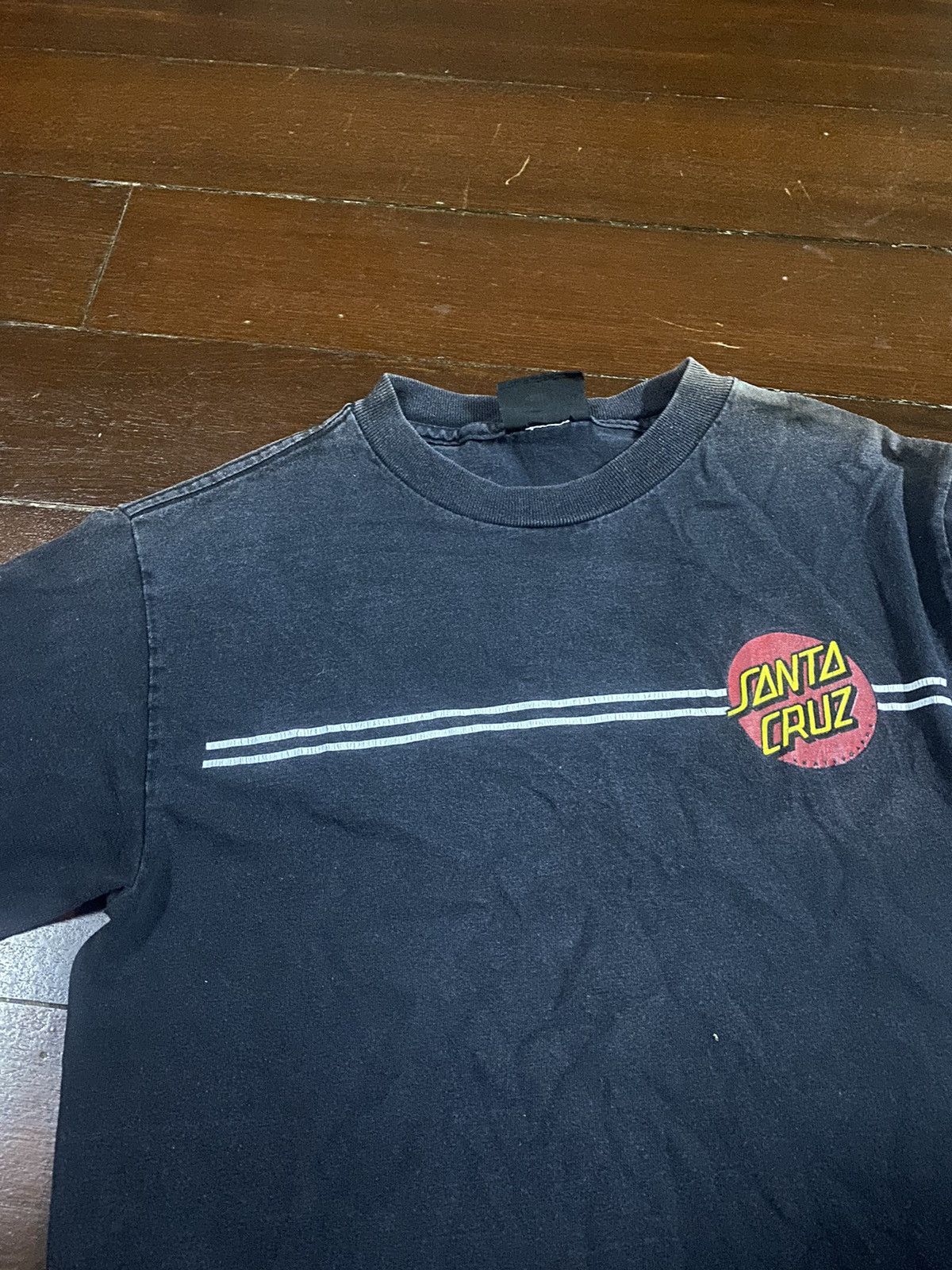 Hook-Ups Rare vintage SANTA CRUZ skateboard big logo sun faded Size US M / EU 48-50 / 2 - 13 Thumbnail