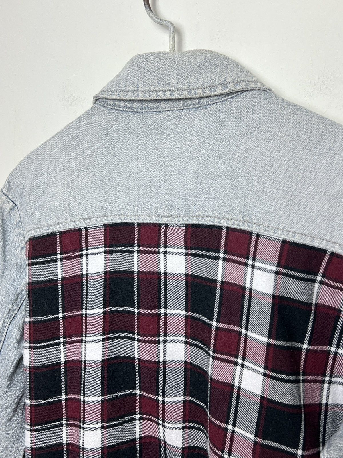 Giorgio Armani armani y2k archive hemp moto tartan work jacket Size US M / EU 48-50 / 2 - 13 Thumbnail