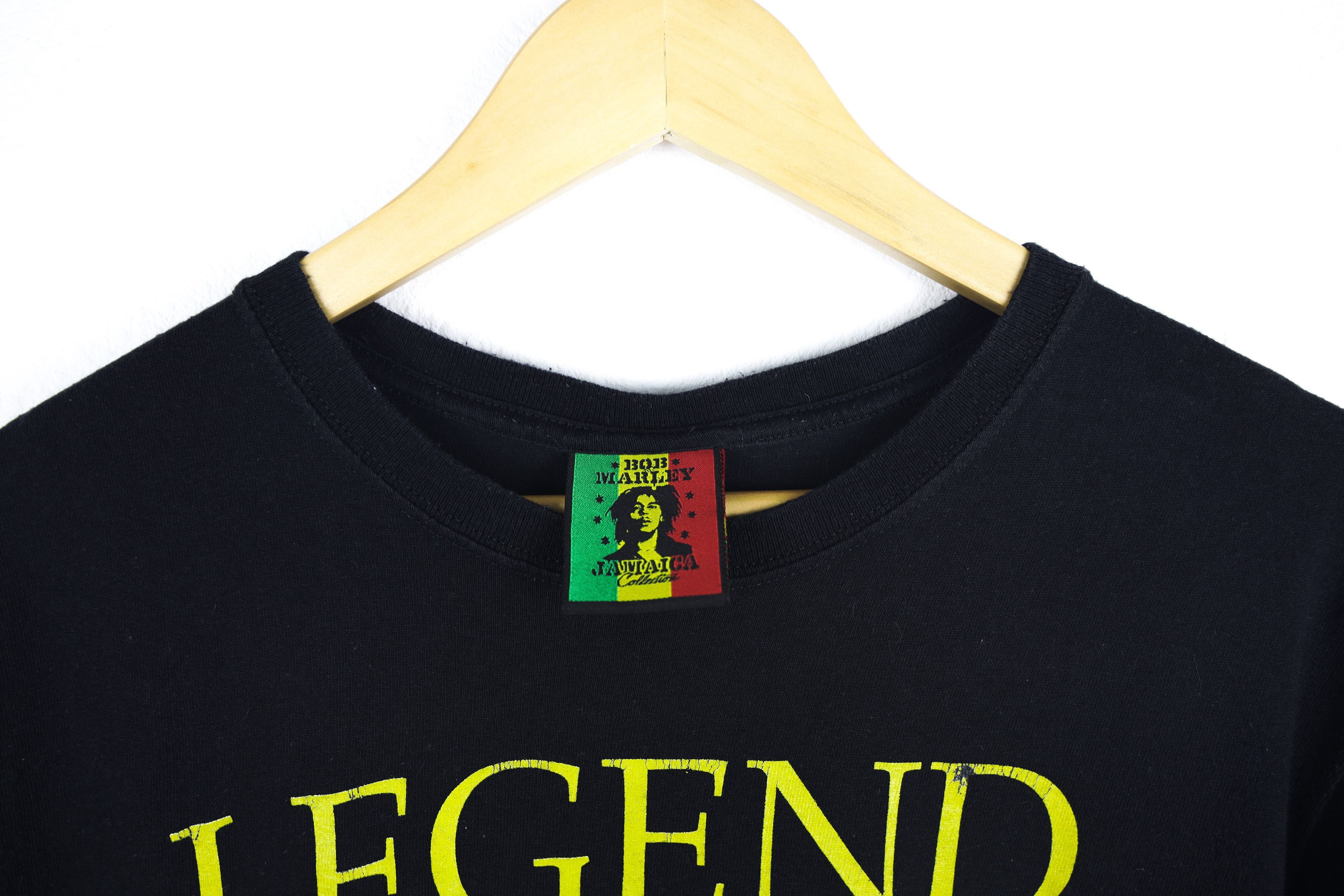 Bob Marley × Vintage Bob Marley Legend Jamaica 2005 Graphic Crew Tee T-shirt Size US M / EU 48-50 / 2 - 4 Thumbnail