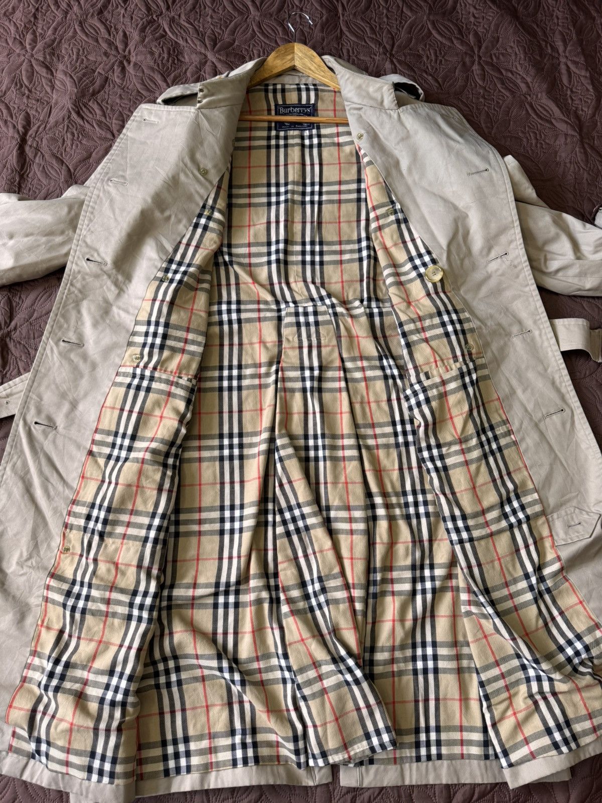 Burberry Vintage burberry double breasted trench coat Size US L / EU 52-54 / 3 - 13 Thumbnail
