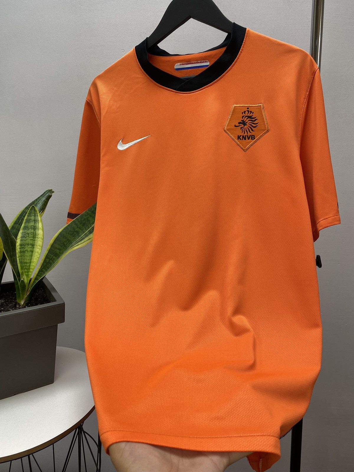 Nike NETHERLANDS TEAM 2010 2012 HOME FOOTBALL SHIRT SOCCER JERSEY Size US XL / EU 56 / 4 - 10 Thumbnail