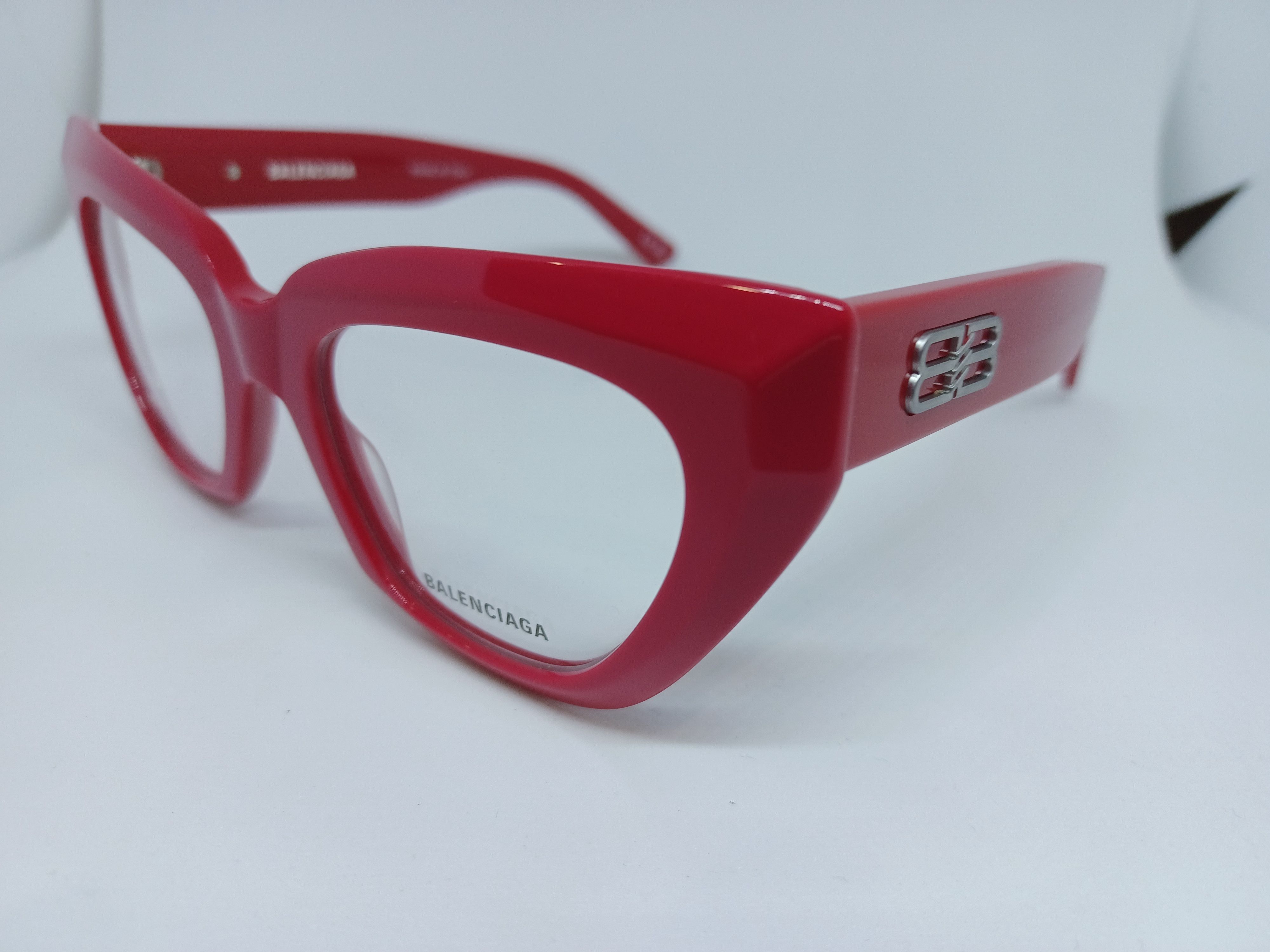 Balenciaga Balenciaga BB0238/S Fuchsia Soft Cat Eye Glasses — Brand New Size ONE SIZE - 7 Thumbnail