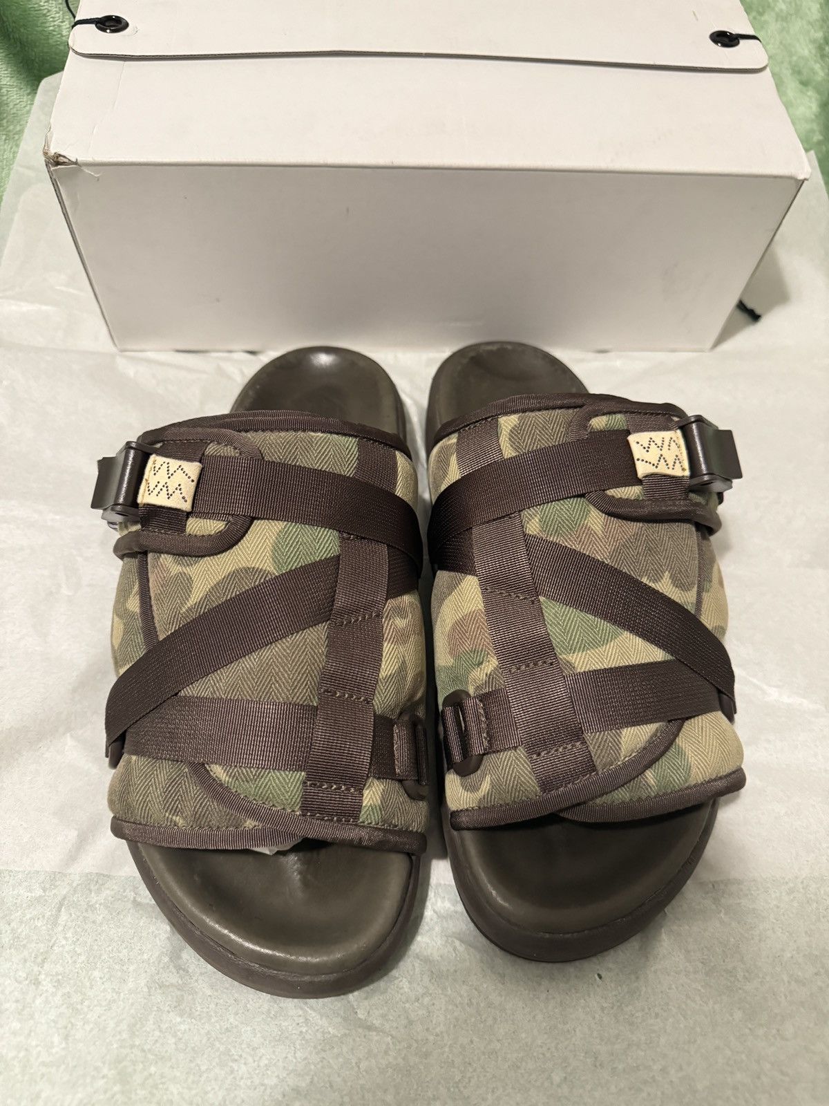 image of Visvim Christo Shoes in Camo, Men's (Size 10)