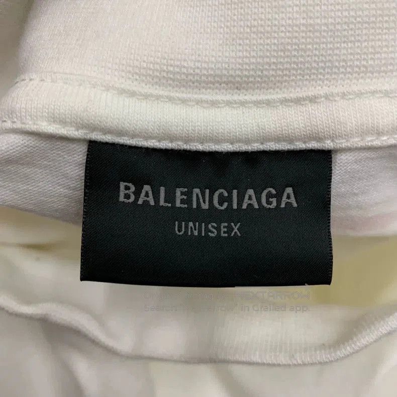Balenciaga Balenciaga White Multi-Logo Racing Longsleeve. Size US XS / EU 42 / 0 - 4 Thumbnail