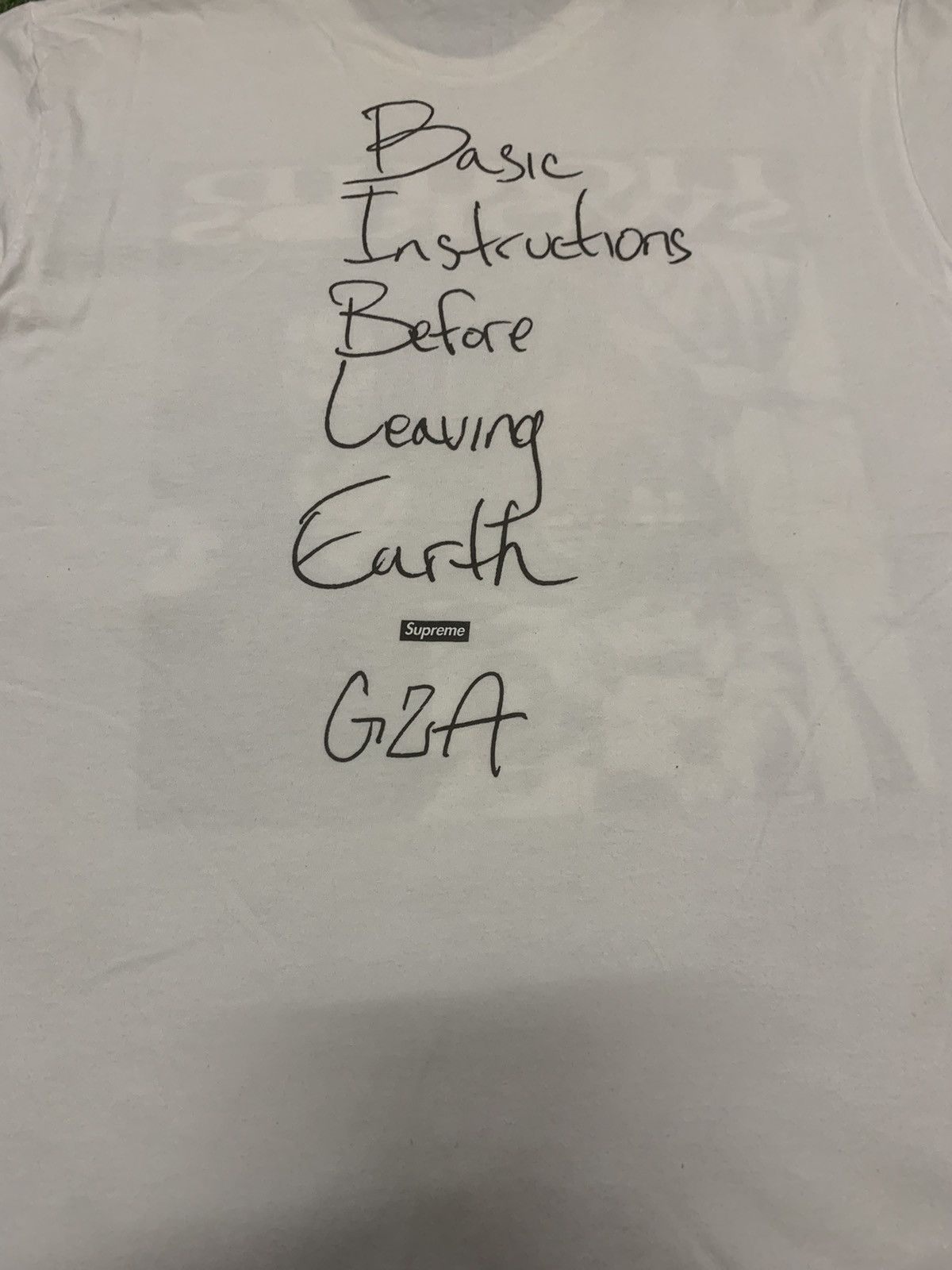 SUPREME NYC X GZA LIQUID SWORDS Tshirt