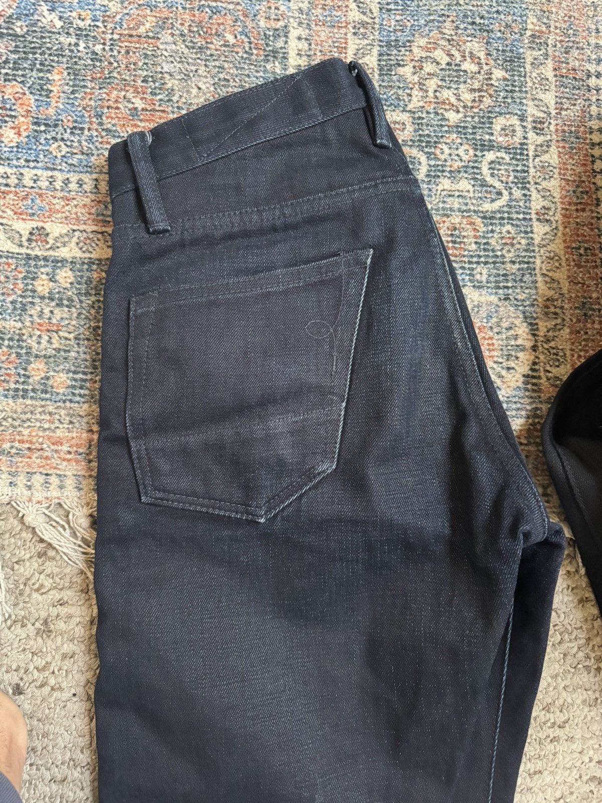 image of Rogue Territory 15 Ounce Double Indigo Stanton in Navy, Men's (Size 28)