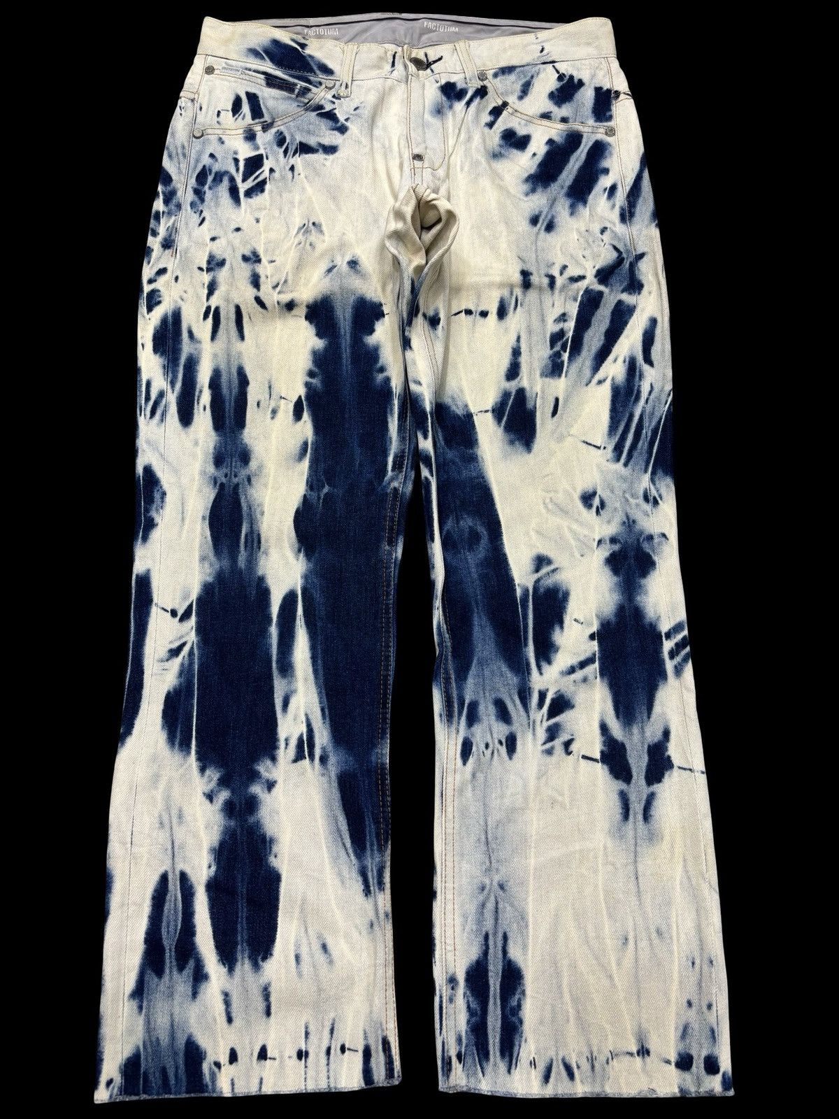 FACTOTUM Vtg FACTOTUM AGITPUNKT KojiUdo Rock&Roll Style Denim F677 Size US 32 / EU 48 - 1 Thumbnail