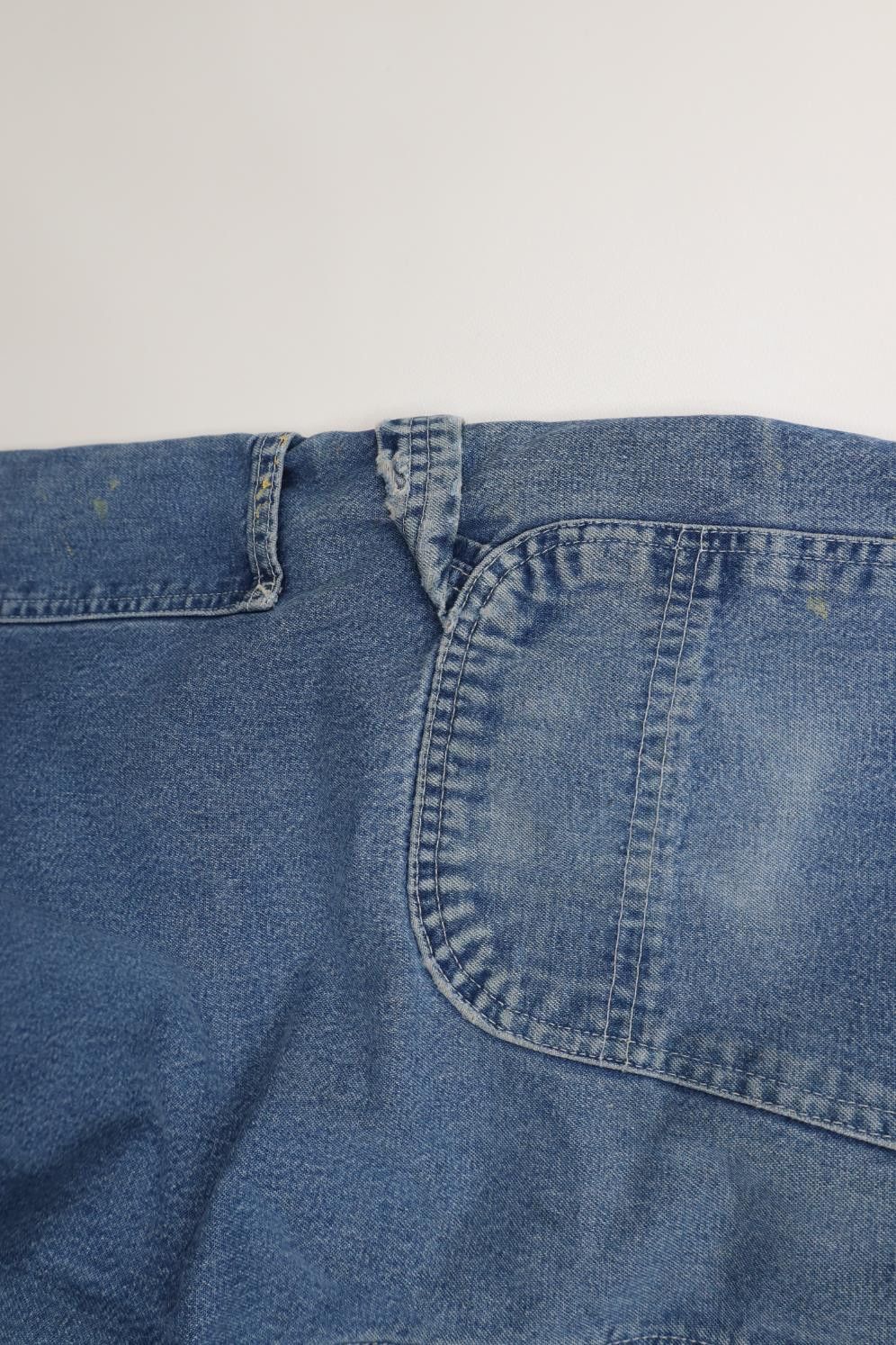 Carhartt Vintage 90s Carhartt Flannel Lined Wide Leg Dungaree Jeans Size US 36 / EU 52 - 16 Thumbnail