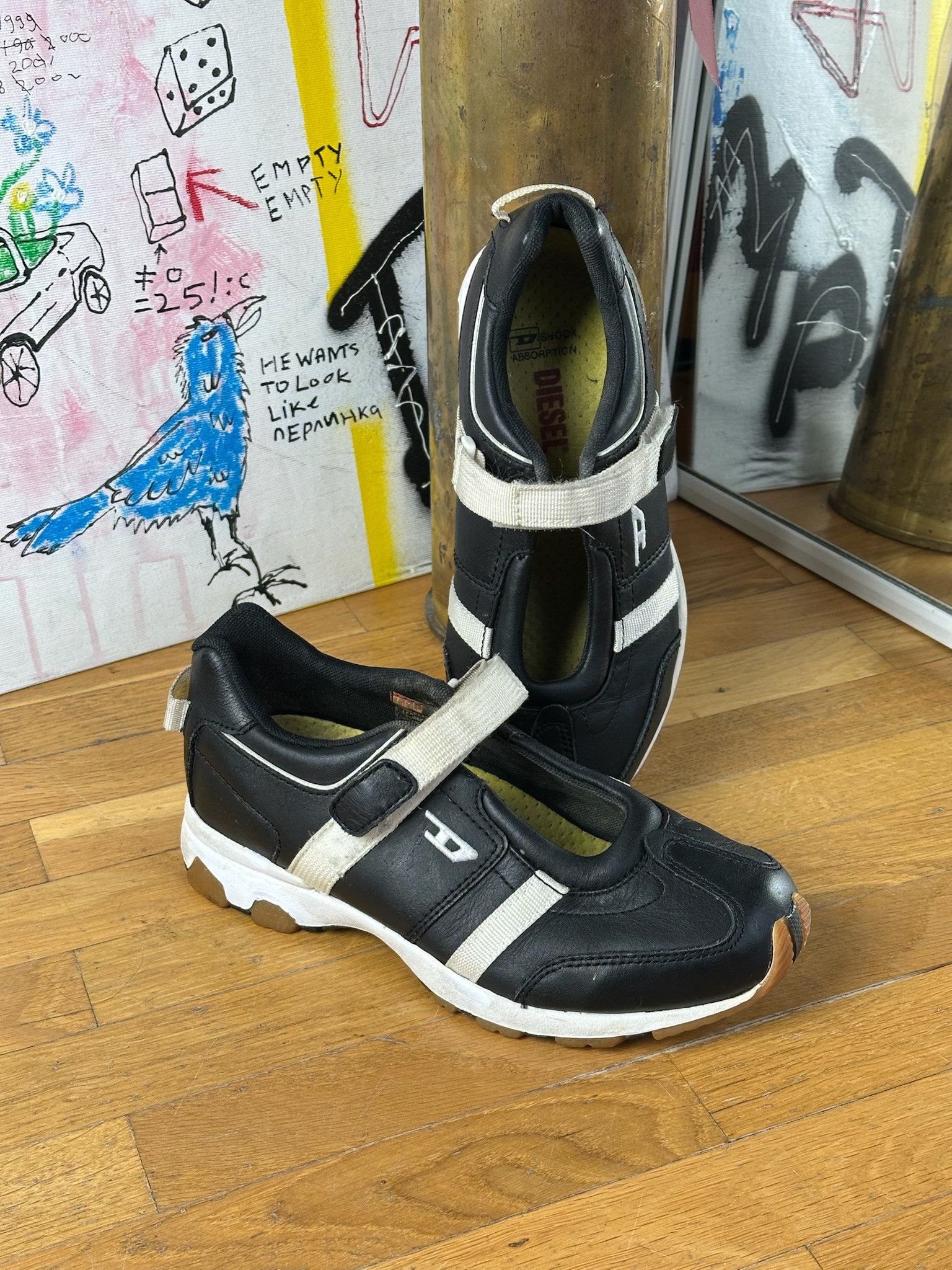Diesel Y2k vintage Diesel shoes Size US 7 / IT 37 - 1 Thumbnail