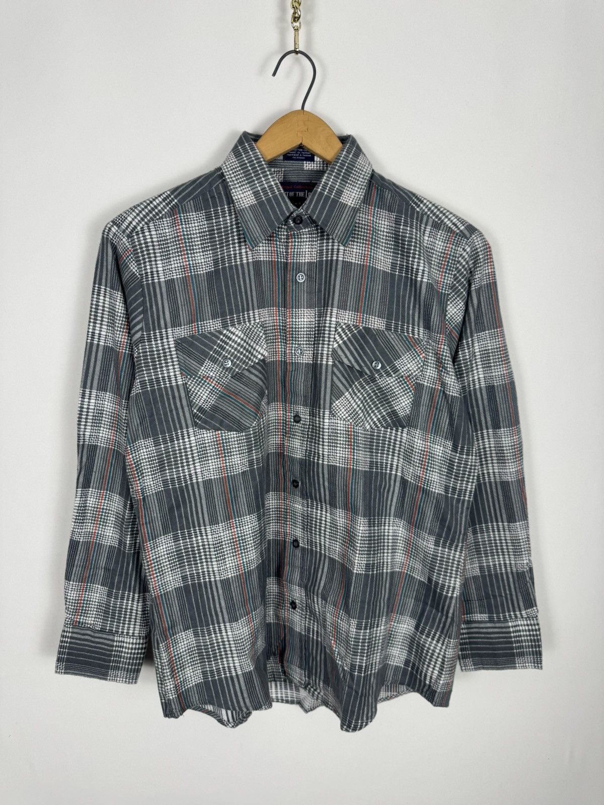 Fruit Of The Loom Vintage 1990s Fruit Of The Loom Button Shirt Size US M / EU 48-50 / 2 - 3 Thumbnail