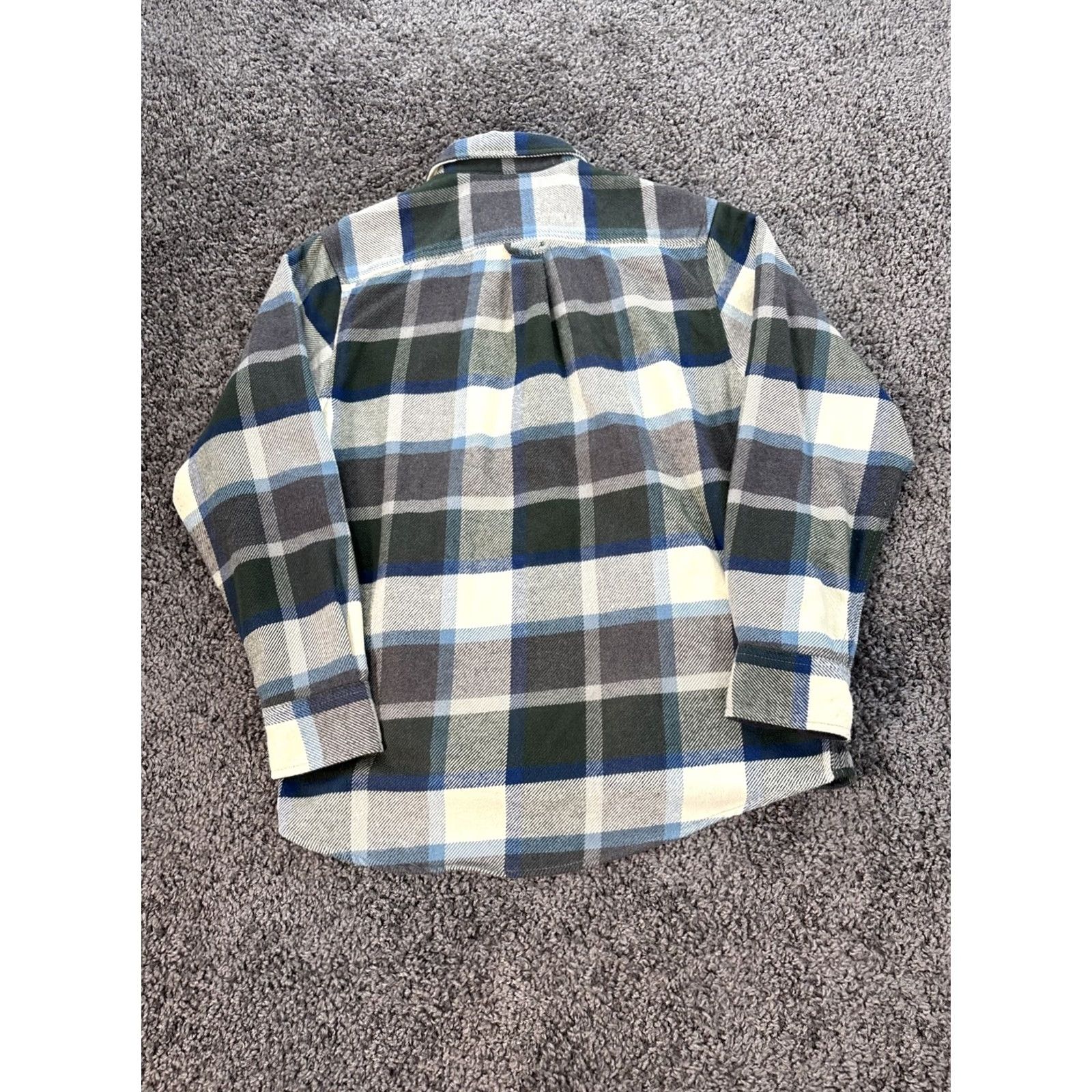 Orvis Orvis Men’s Heavy Flannel Shirt Jacket With Pockets Plaid Thick M Logo Outdoor Shirt Size US M / EU 48-50 / 2 - 5 Thumbnail