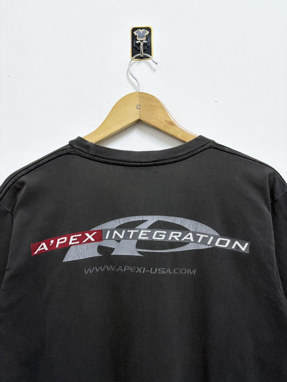 Japanese Brand 2000's Full Scale - A'Pexi Tuning Performance Faded T-Shirt Size US M / EU 48-50 / 2 - 4 Thumbnail