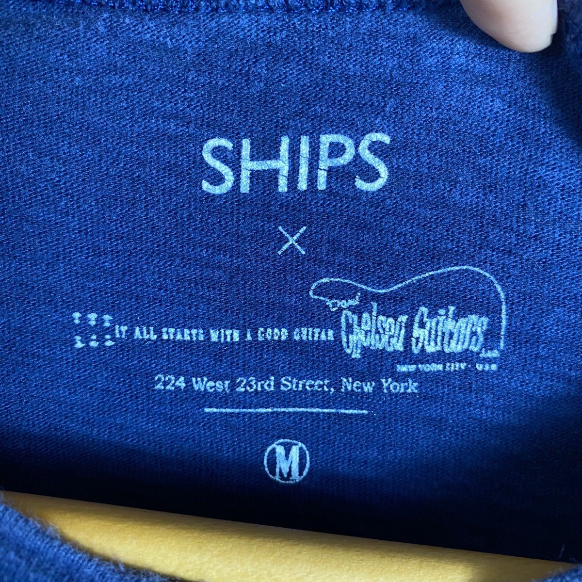 Japanese Brand × SHIPS SHIPS x CHELSEA GUITARS New York Graphic Tee Shirt Medium Size US M / EU 48-50 / 2 - 6 Thumbnail