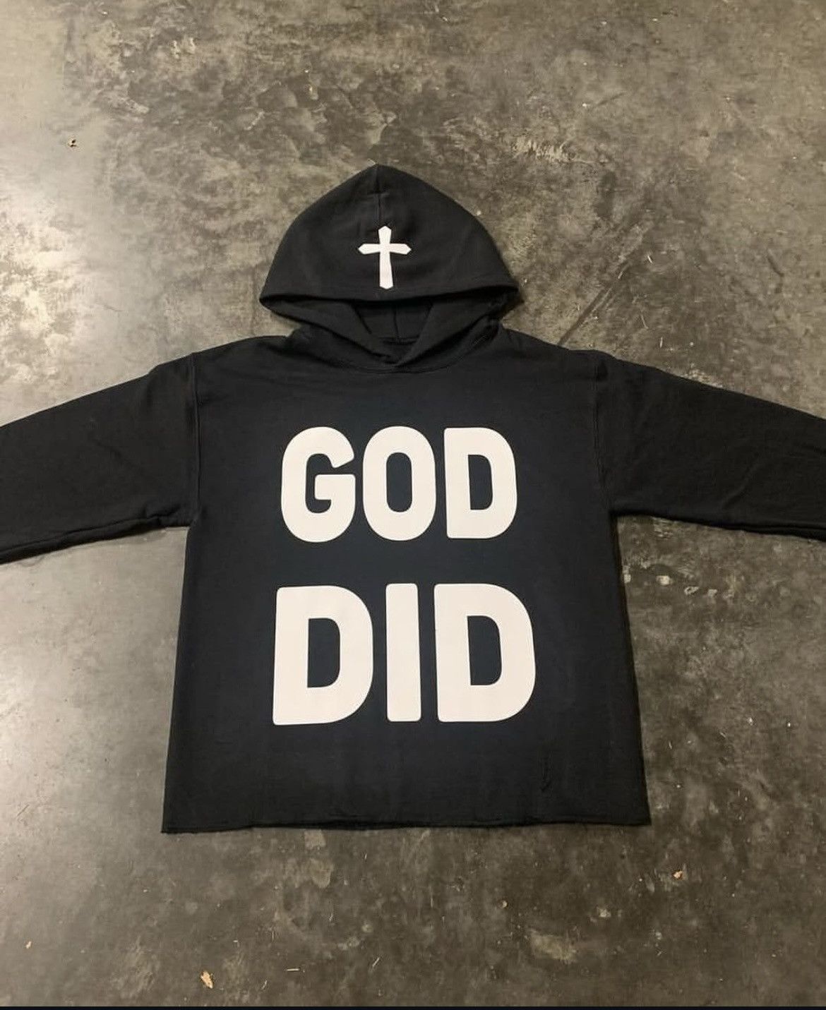 Other GOD DID HOODIE , black and white , can go with any outfit !! Size US M / EU 48-50 / 2 - 1 Thumbnail