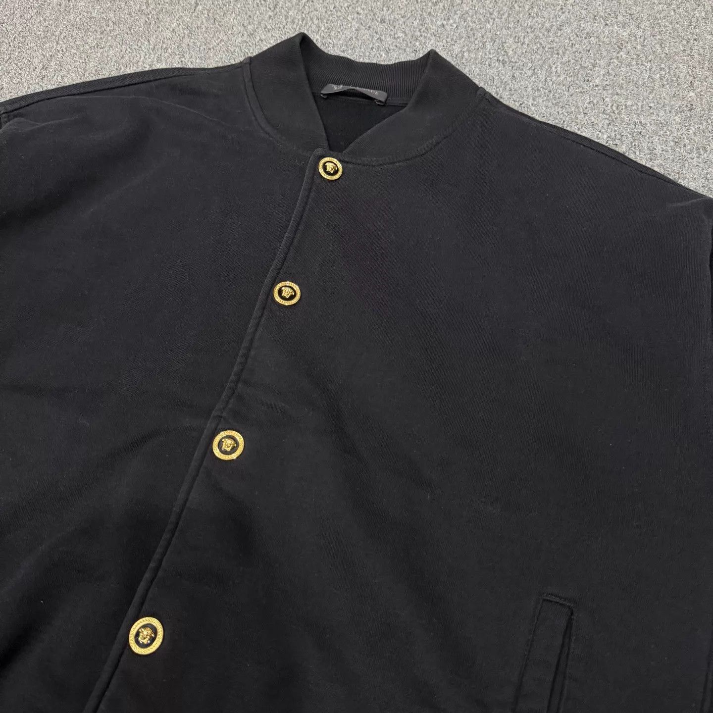 Versace Versace Black Gold Button Jacket M Size US M / EU 48-50 / 2 - 3 Thumbnail
