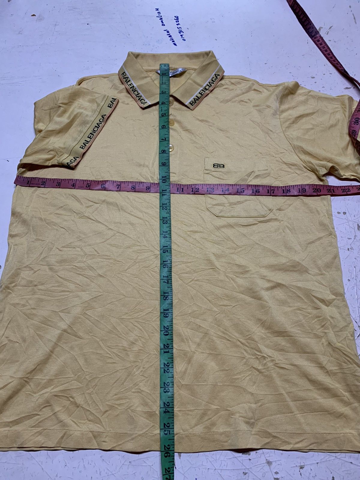 Balenciaga × Vintage B B BALENCIAGA POLO SHIRT VINTAGE Size US M / EU 48-50 / 2 - 15 Thumbnail