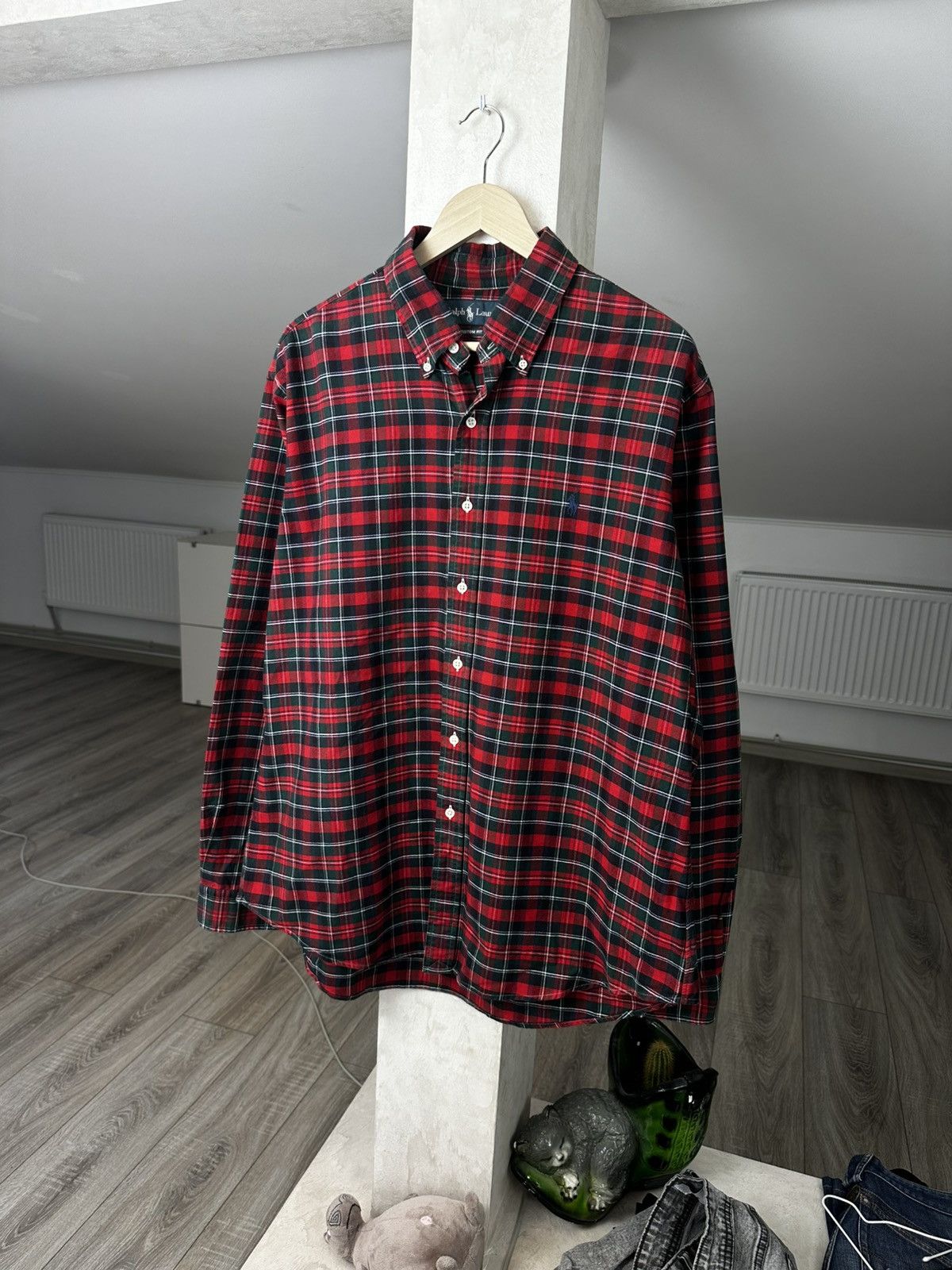 Ralph Lauren Vintage Polo Ralph Lauren Shirt Long Sleeve Check Size XL Size US XL / EU 56 / 4 - 1 Thumbnail