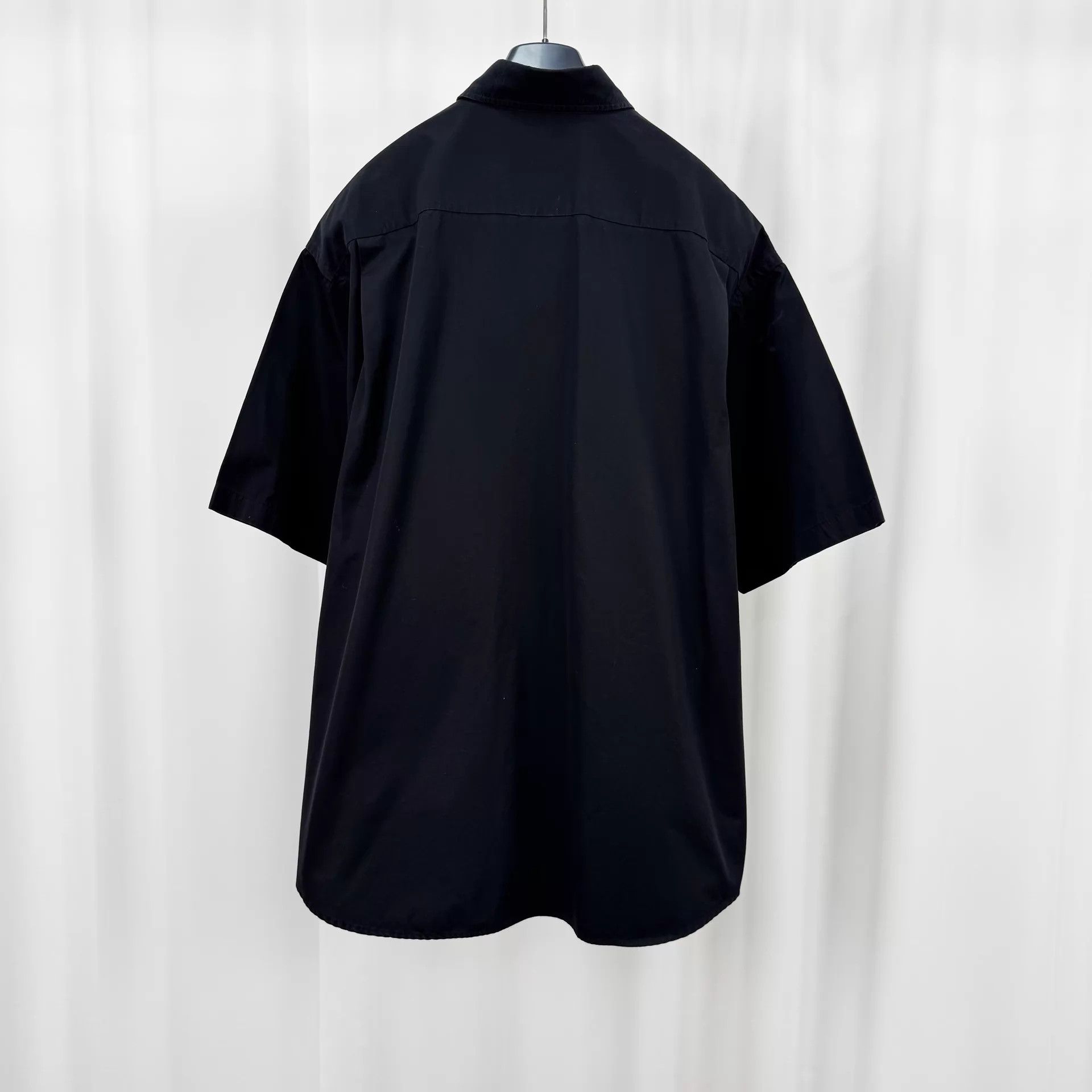 Balenciaga Balenciaga Mastercard Embroidered Short Sleeve Shirt 37 98 Size US XS / EU 42 / 0 - 2 Thumbnail