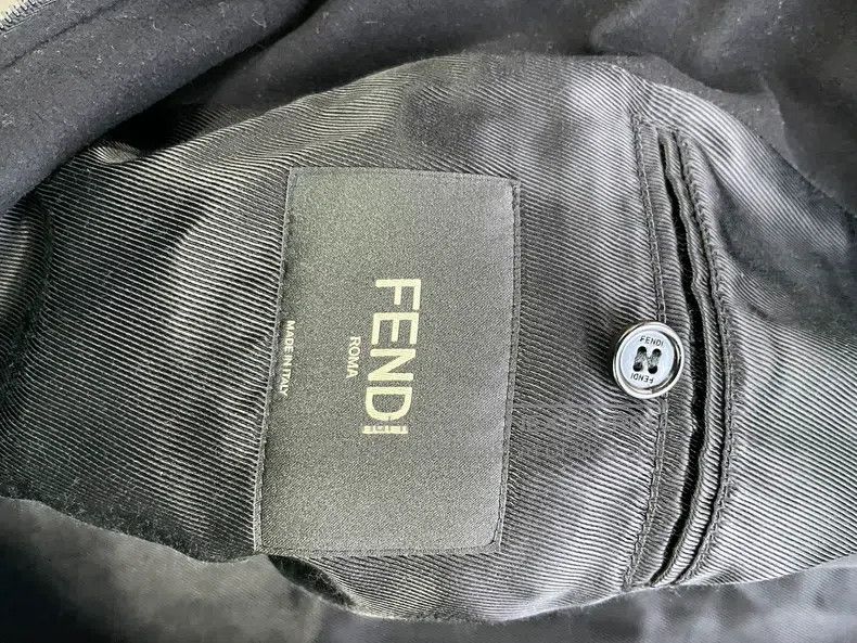 Fendi Fendi Leather and Fur Integrated Jacket with Little Monste Size US M / EU 48-50 / 2 - 2 Thumbnail
