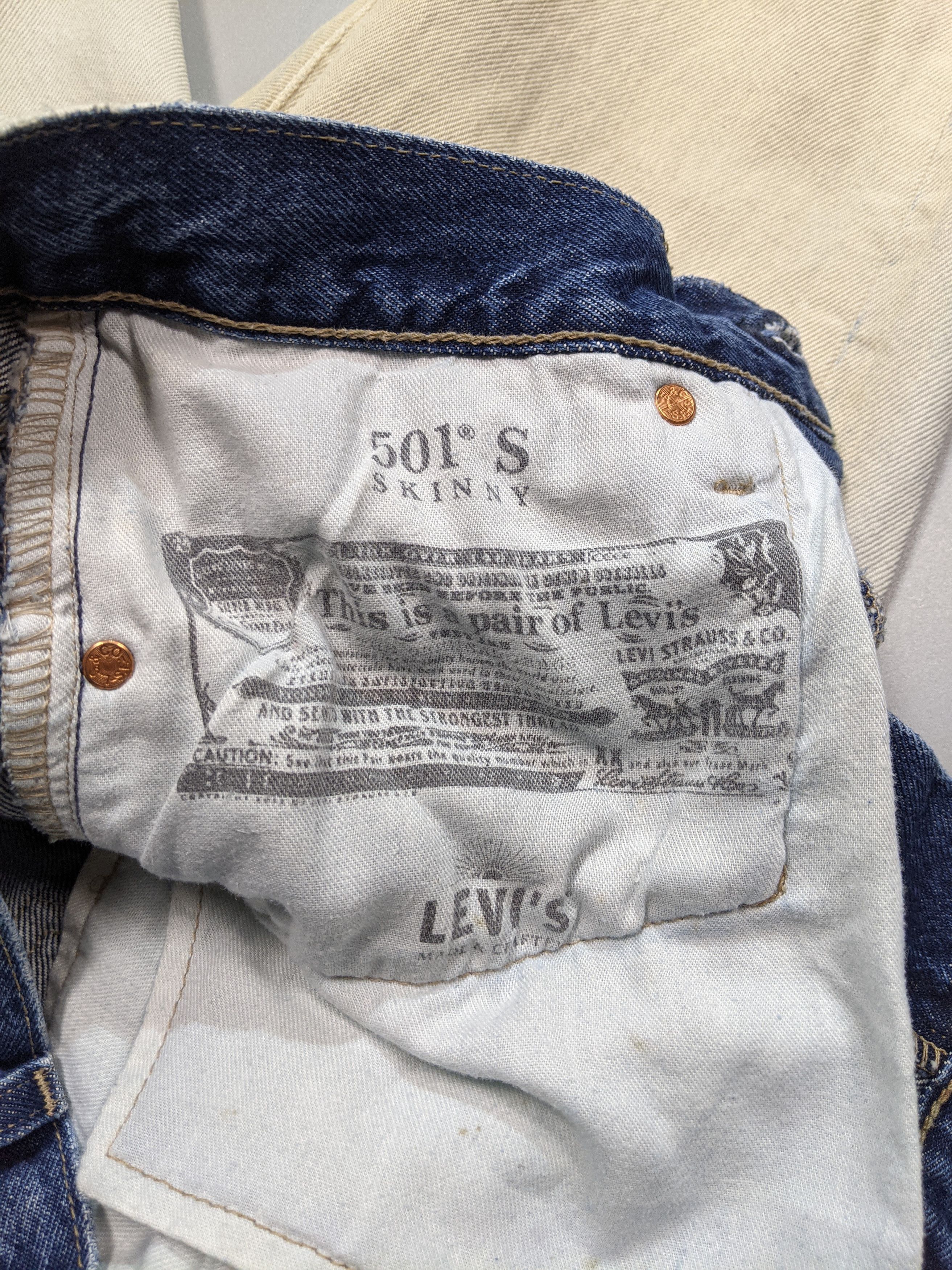 Levi's × Levi's Vintage Clothing × Vintage Vintage Levi's Made & Crafted Women's Tie-Dye Jeans W27 L30 Size 27" / US 4 / IT 40 - 9 Thumbnail