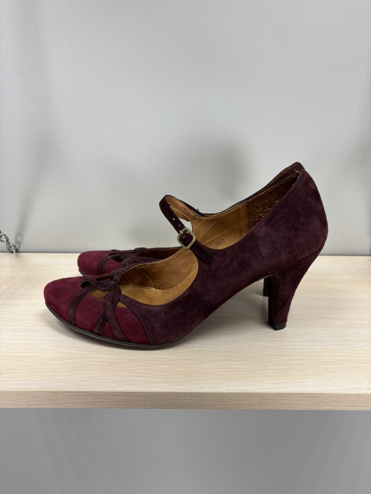 Other Womens heels Chie Mihara Size 40 Color Burgundy Size US 10 / IT 40 - 5 Thumbnail