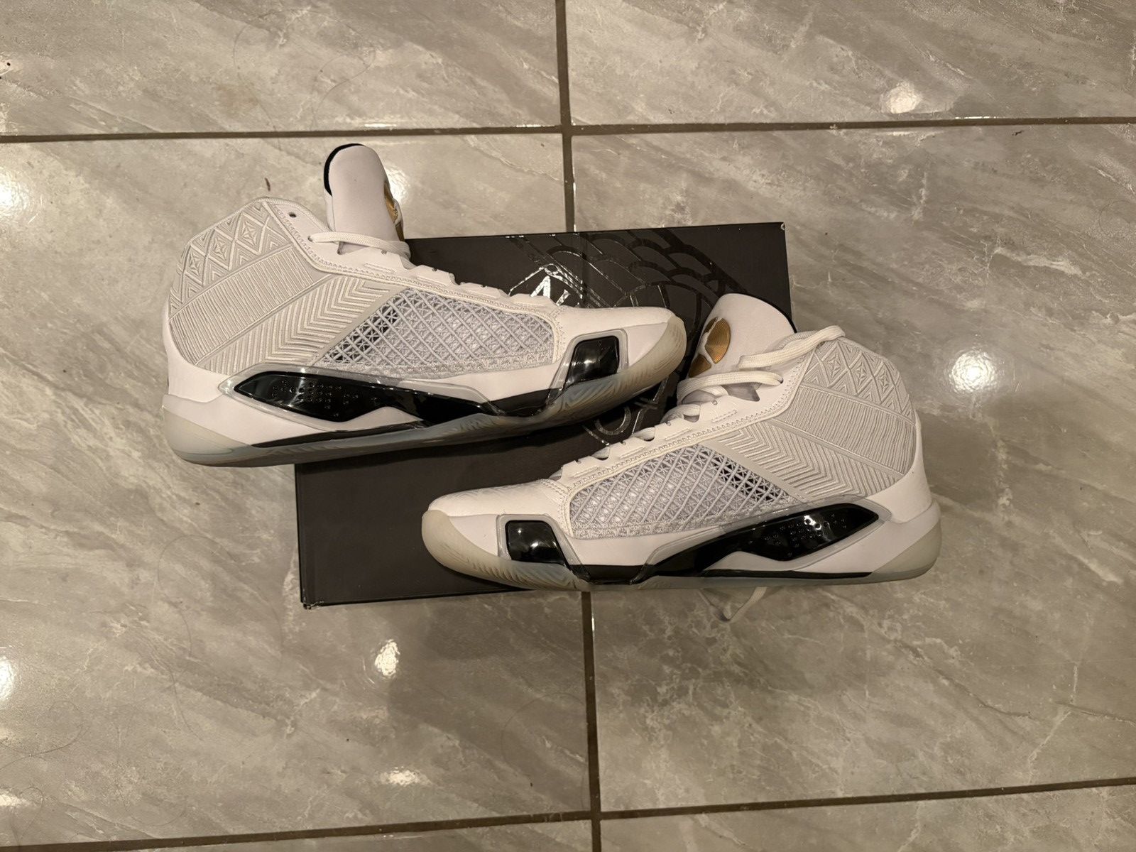 Jordan Brand Size 12 - Air Jordan 38 FIBA - FN7481-100 Size US 12 / EU 45 - 4 Thumbnail