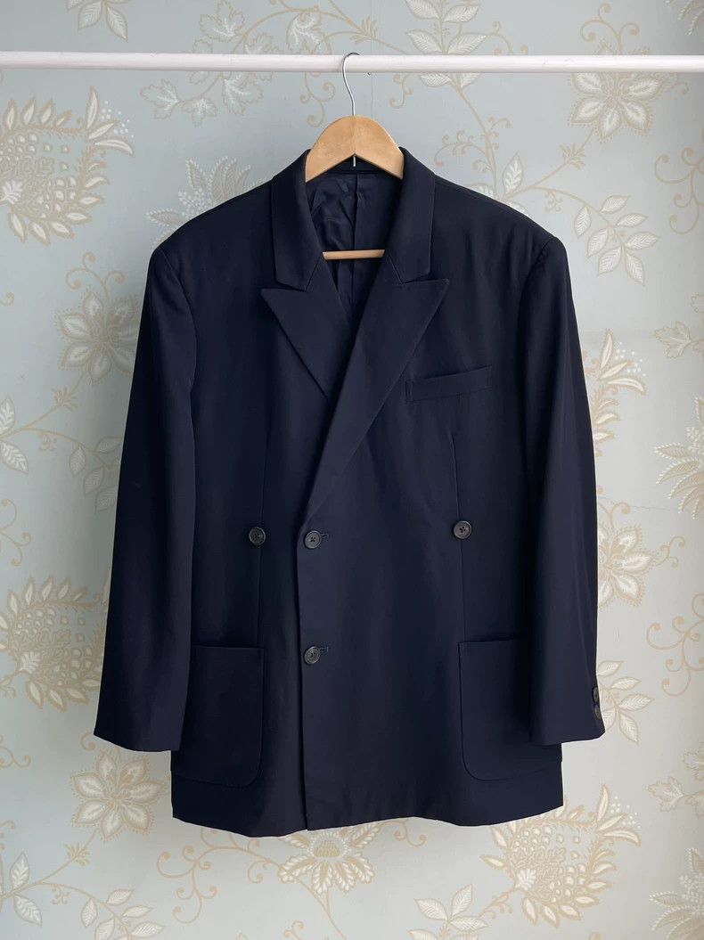 Yohji Yamamoto Yohji Yamamoto size m Gun lapel blazer 2504-Nextarrow Size 36R - 1 Thumbnail
