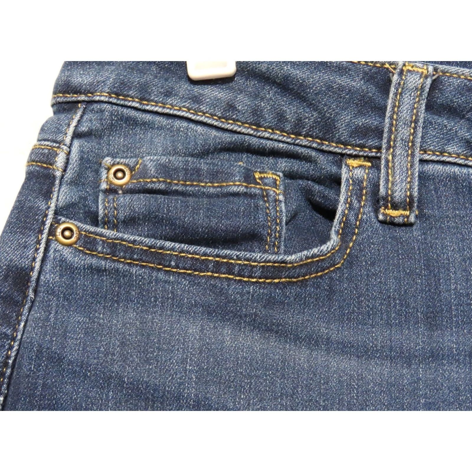 Lee Lee Women's Jeans Bootcut Midrise 12 Blue Denim NWT Regular 28in Inseam 5-Pocket Stretch Cotton Blend Dark Wash NWT Size 34" / US 12 / IT 48 - 5 Thumbnail