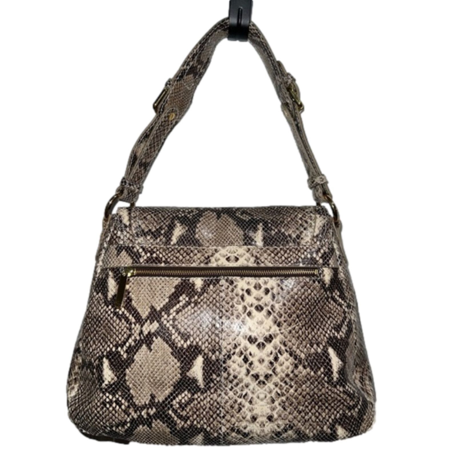 Cynthia Rowley Cynthia Rowley Faux Snakeskin Leather Hobo Bag Size ONE SIZE - 2 Thumbnail