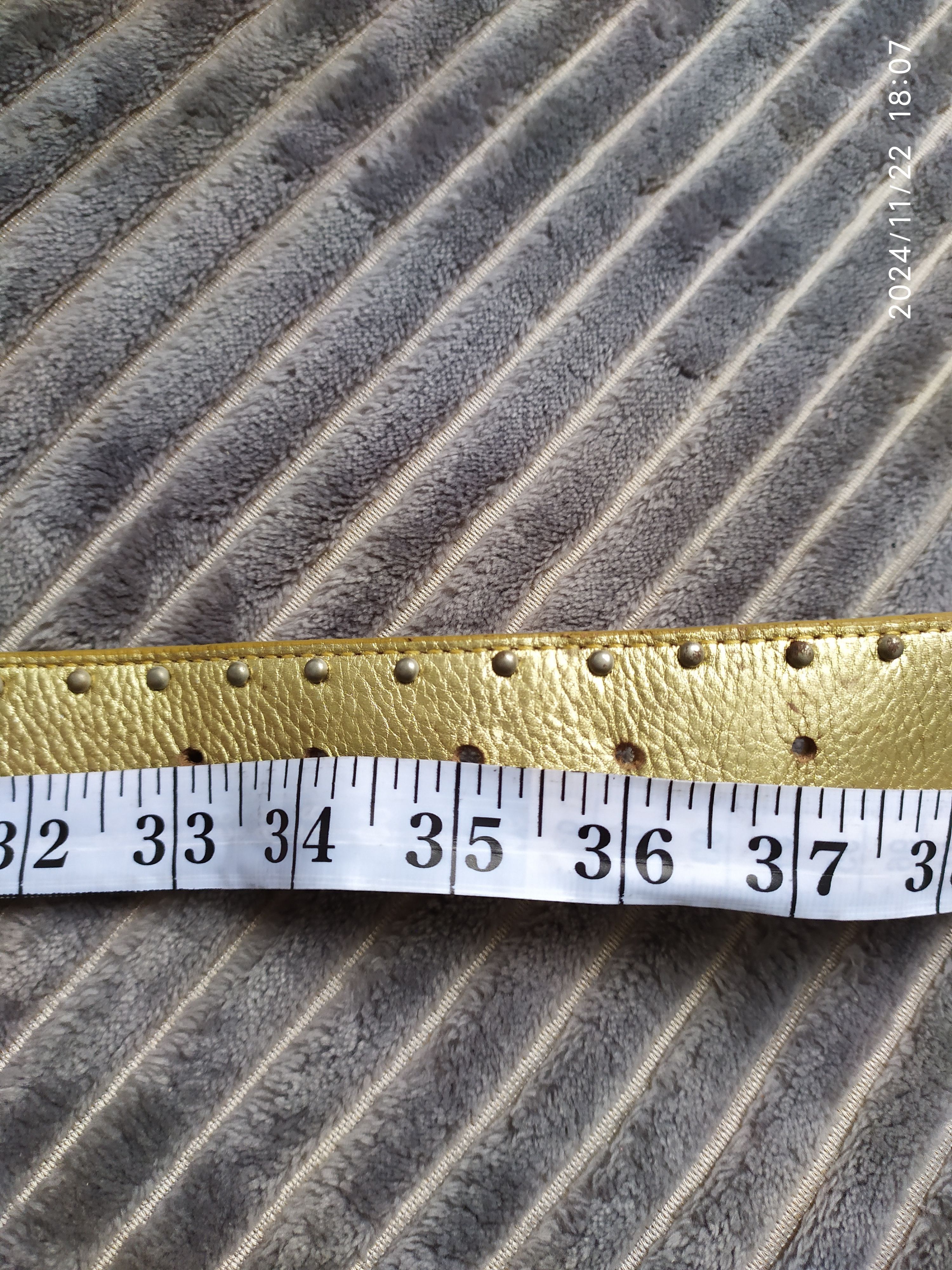 If Six Was Nine × Japanese Brand × Le Grande Bleu (L.G.B.) Japanese crystal Gold belt Size ONE SIZE - 13 Thumbnail