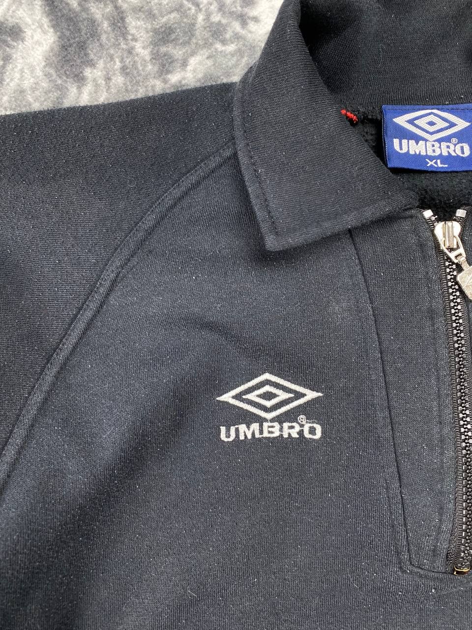 Umbro Vintage Umbro Manchester United 90s 1/4 Zip Sweatshirt Size US XL / EU 56 / 4 - 7 Thumbnail