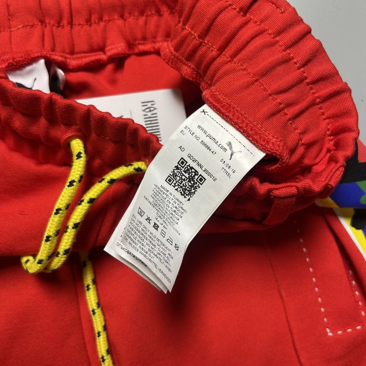 Puma × Vintage Puma x Jahnkoy Track Pants Stretch Waist Red Mens Joggers Size US 30 / EU 46 - 13 Thumbnail
