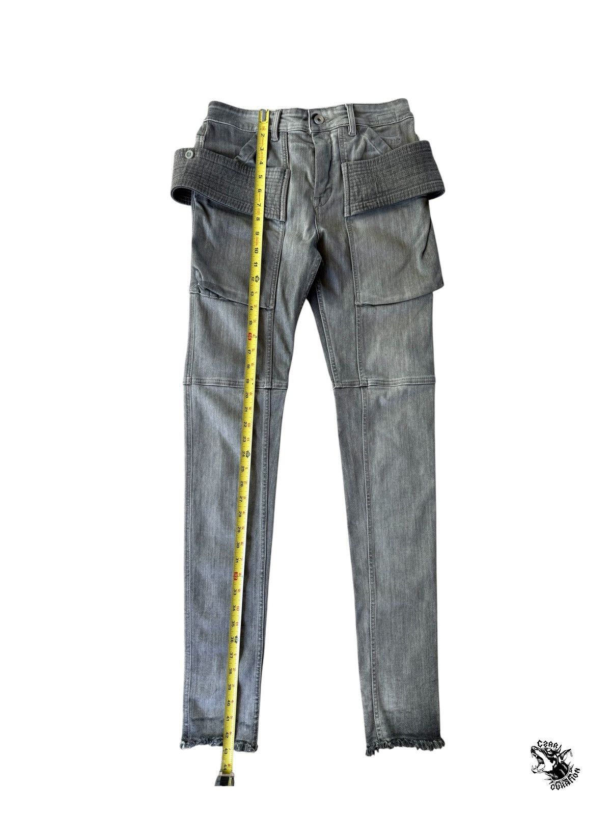 Rick Owens Rick owens denim creatch cargos Size US 27 - 7 Thumbnail
