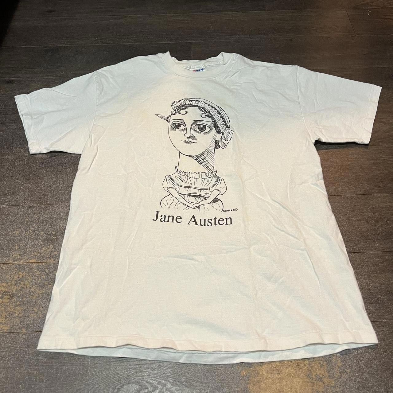 Hanes Vintage Jane Austen T Shirt 1991 Large Size US L / EU 52-54 / 3 - 2 Thumbnail