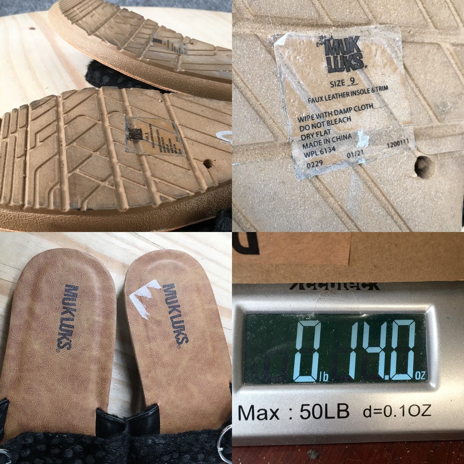 Vintage Muk Luks About You Sandals Womens 9 Casual Slip On Flats Slide Black Fabric Shoes Womens Footwear Slide Size US 9 / IT 39 - 9 Thumbnail