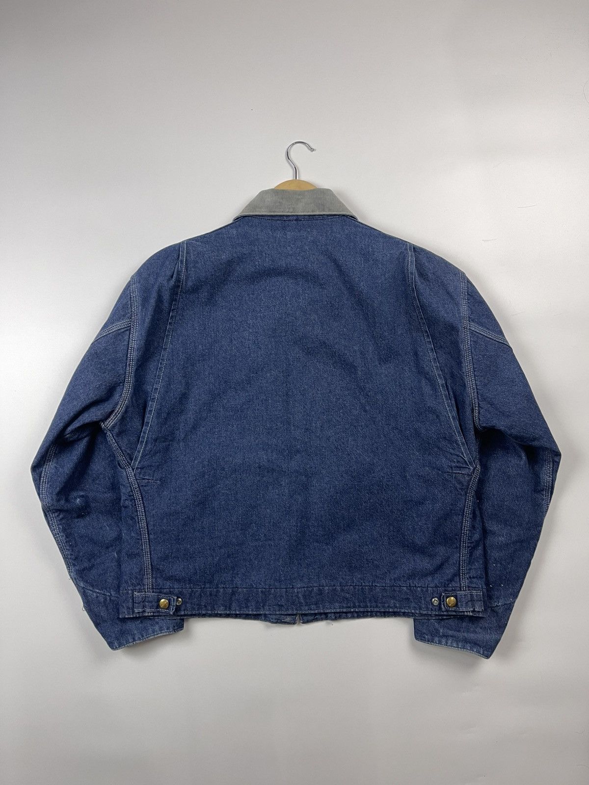 Carhartt × Vintage Carhartt Detroit Jacket Denim Size US L / EU 52-54 / 3 - 3 Thumbnail
