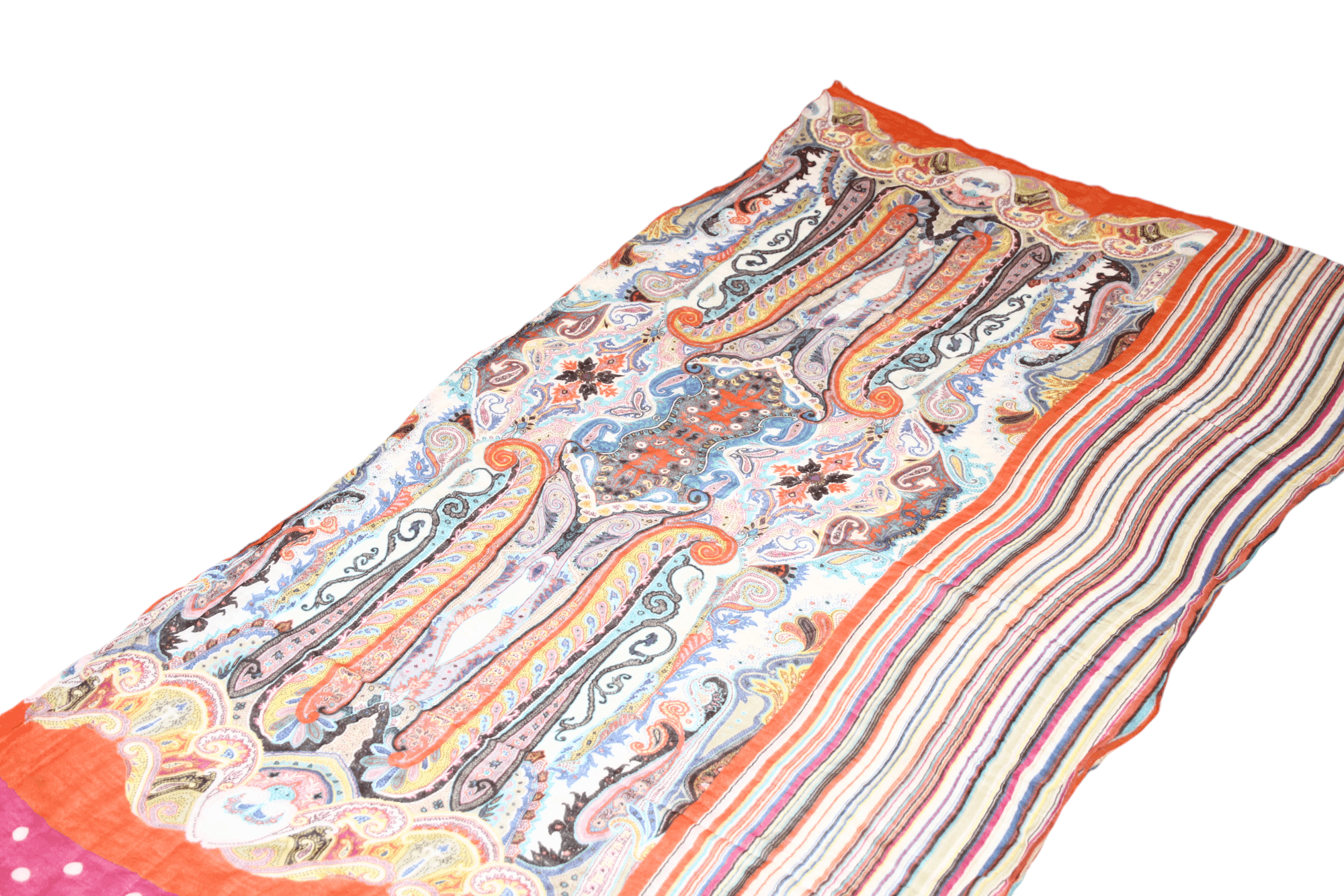 Altea Altea Baroque modal flax silk big scarf 168x85 cm Size ONE SIZE - 14 Thumbnail