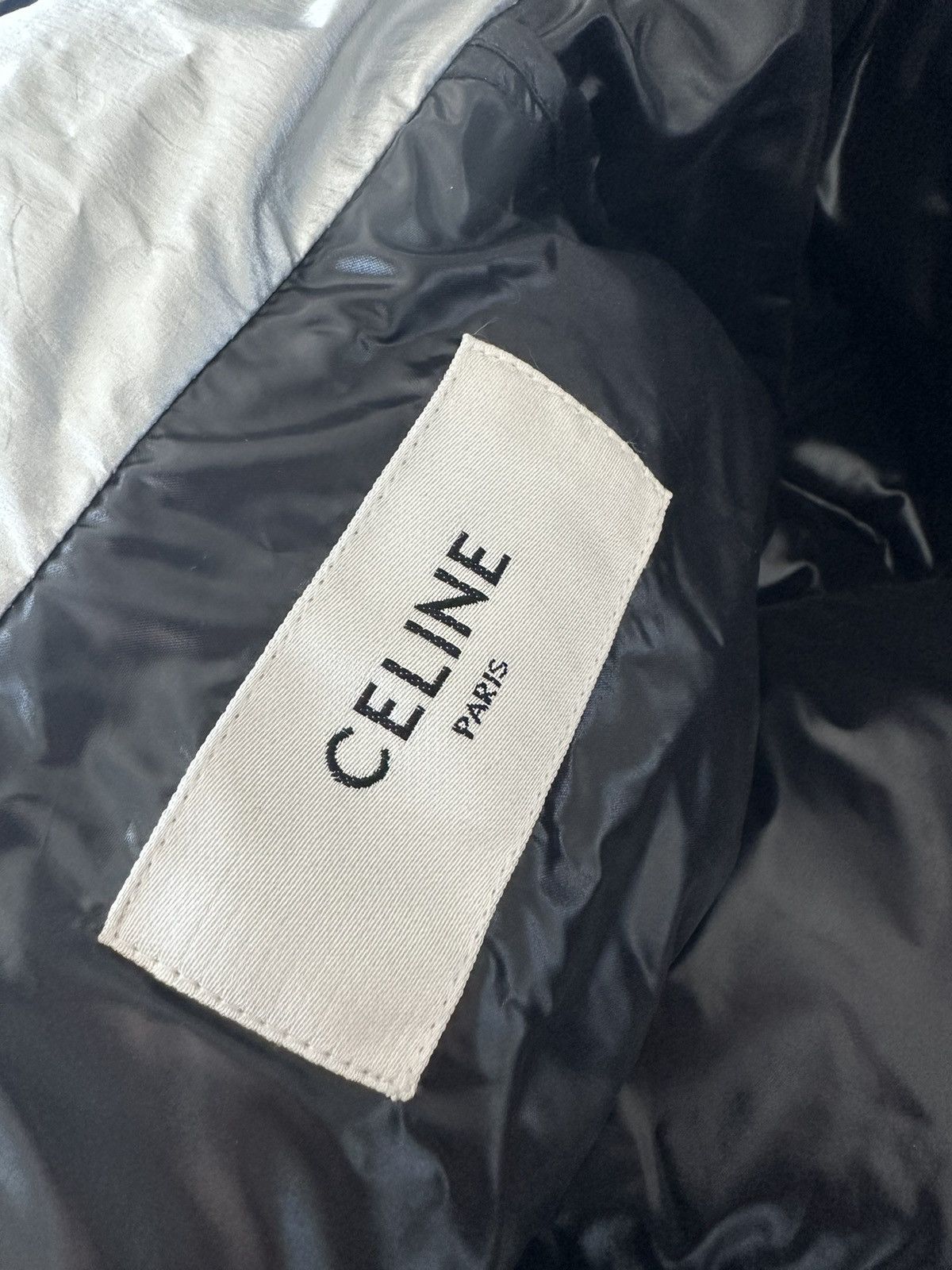 Celine × Hedi Slimane $4,500 Runway Celine Hedi Slimane Coat Goose Down Size US XXL / EU 58 / 5 - 4 Thumbnail